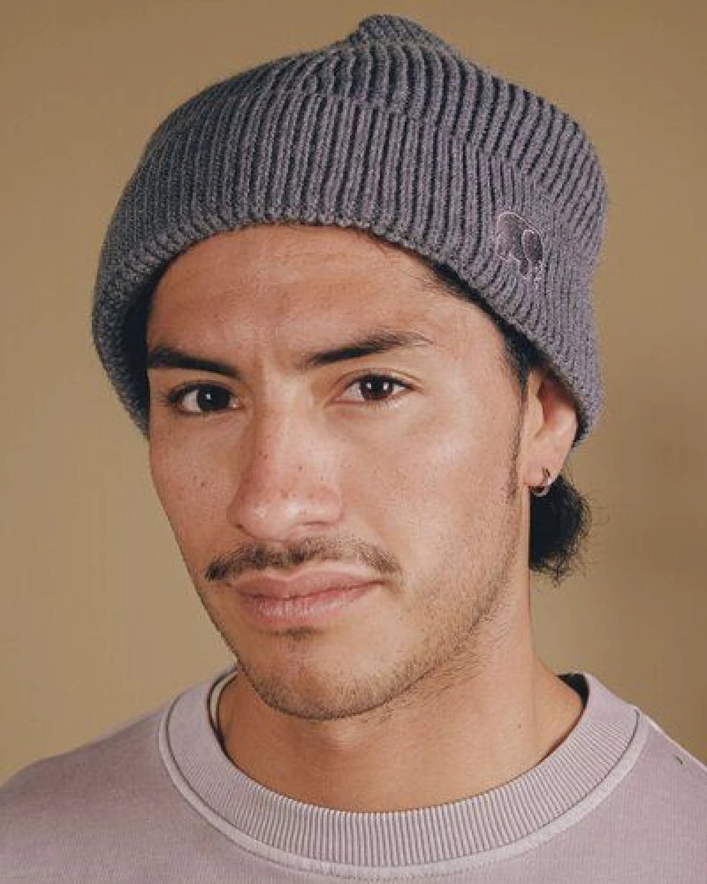 Trendsplant Safor Rib Knit Beanie Heather Grey – Ansicht 2