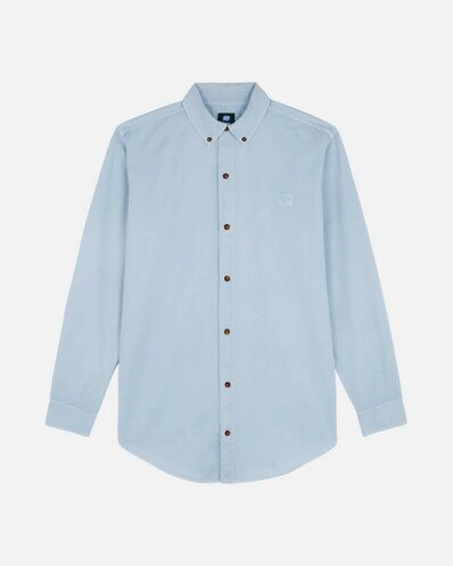 Trendsplant Postiguet Pigment Dyed Twill Shirt Air Blue – Ansicht 2
