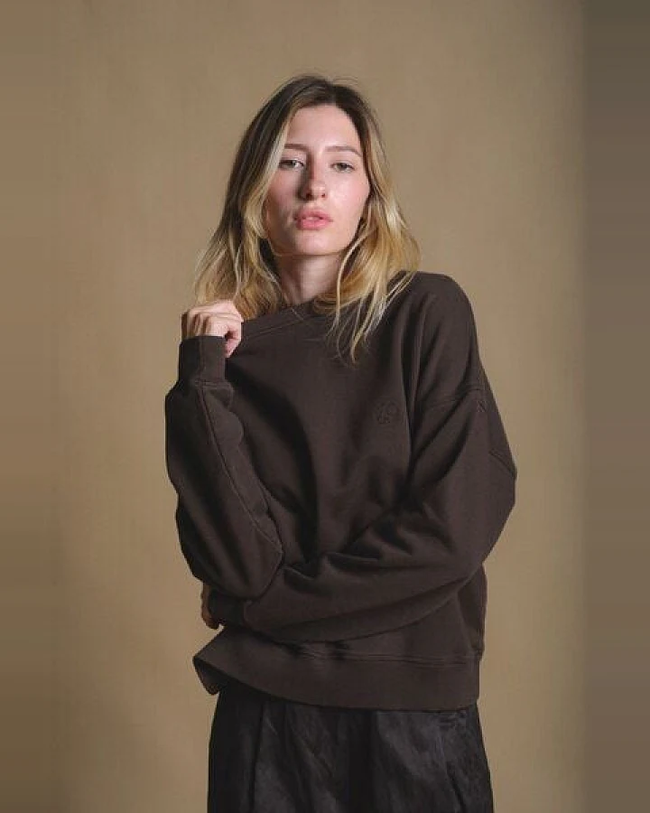 Trendsplant Women's Essential Garment Heavyweight Oversized Sweater Delicioso