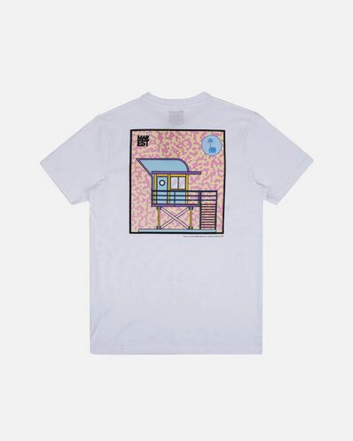 Antonyo Marest x Trendsplant Art Hut T-Shirt White