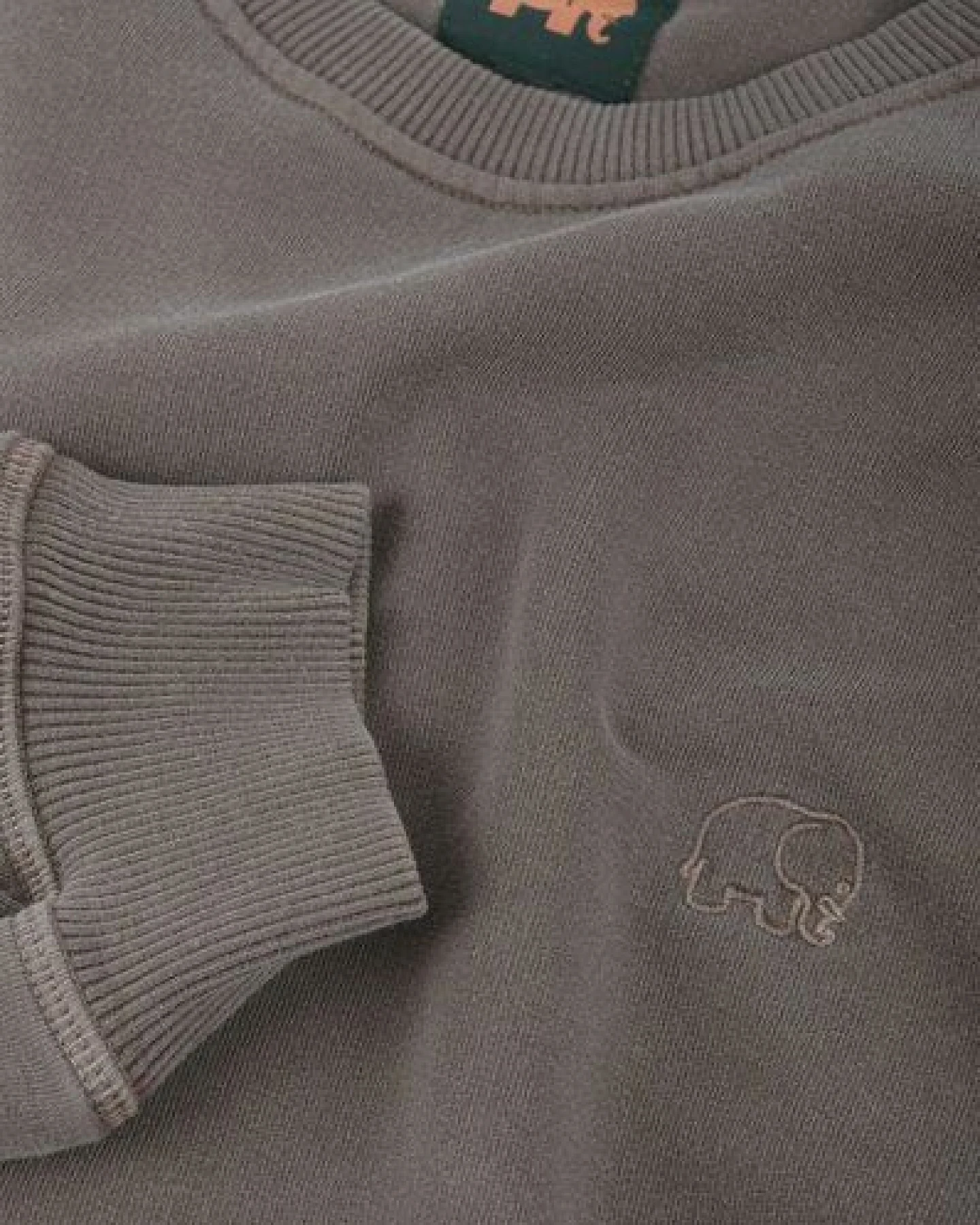 Trendsplant Essential Pigment Heavyweight Sweatshirt Stone Gray – Ansicht 3
