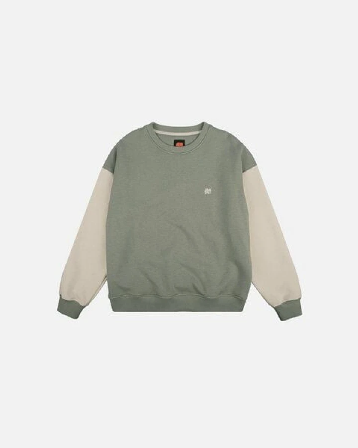 Trendsplant Women's Color Block Oversized Sweater Iron Veil