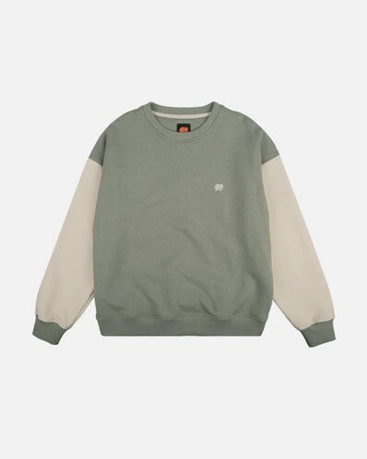 Trendsplant Women's Color Block Oversized Sweatshirt Iron Veil