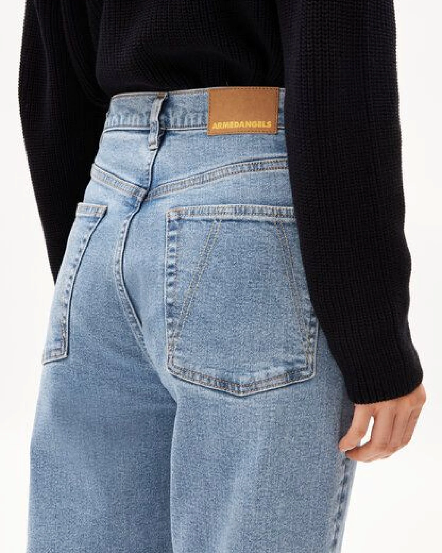 ARMEDANGELS MAIRAA Damen Mom Jeans recycelter Baumwoll Mix Comfort Stretch – Ansicht 3
