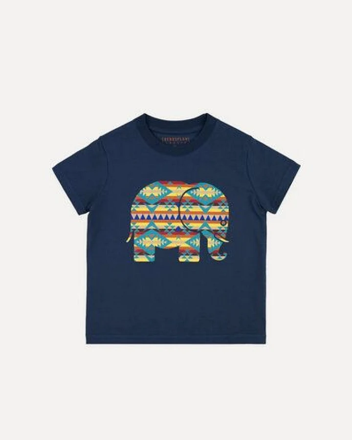 Kid's Organic Navajo Classic T-Shirt Trendsplant Blue