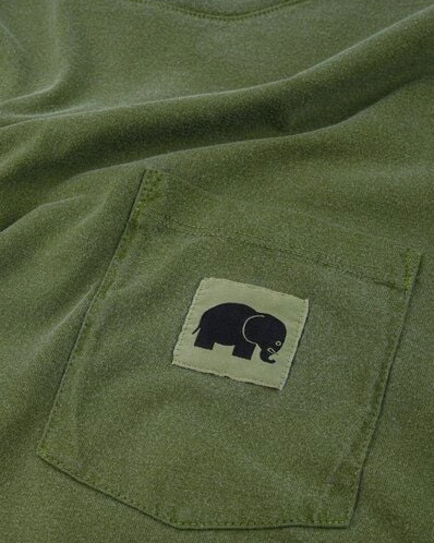 Trendsplant Garza Pigment T-Shirt Oak Green – Ansicht 4