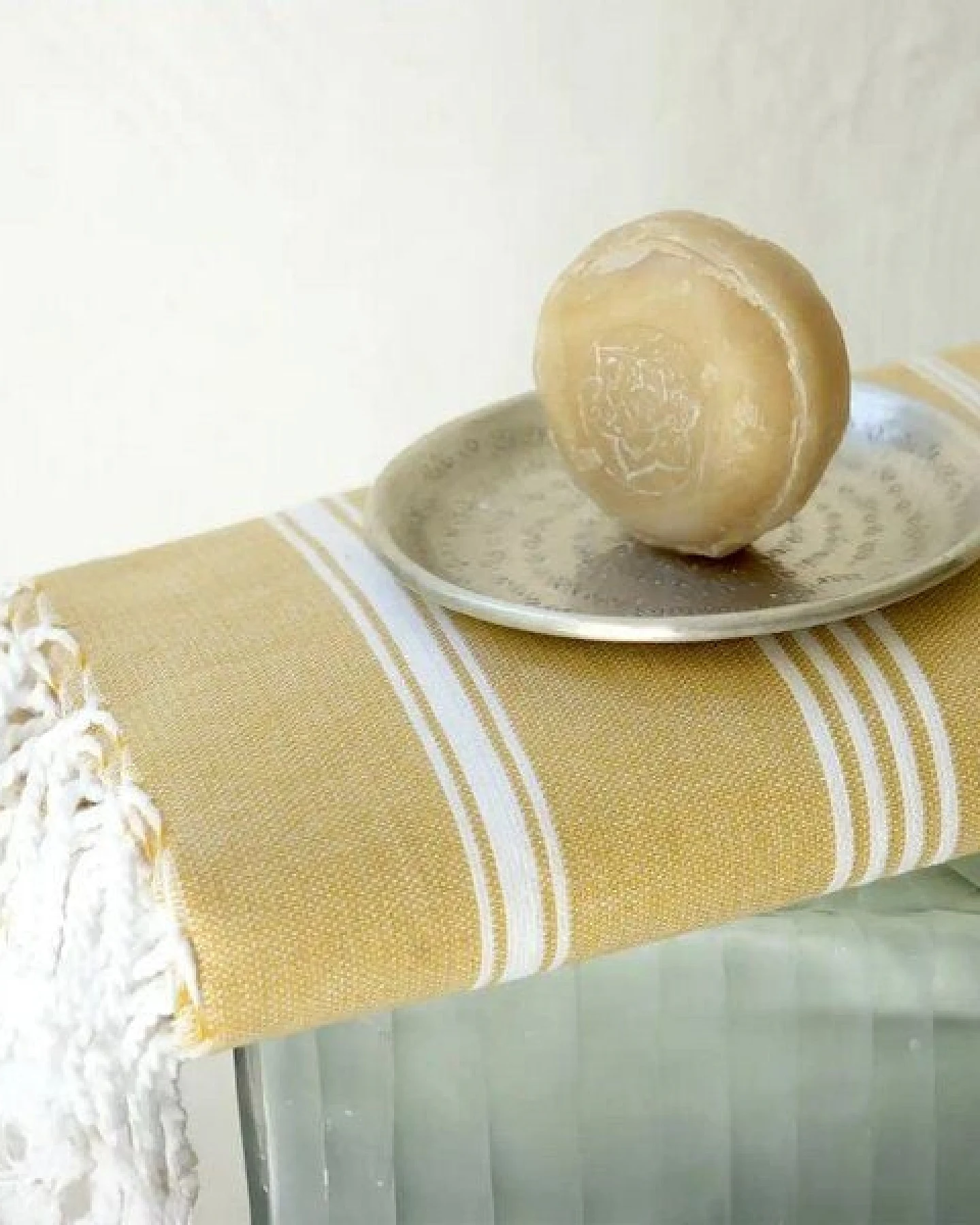 Karawan authentic Fouta HAMMAM (Peshtamal) aus Bio-Baumwolle, 100 x 200cm – Ansicht 3