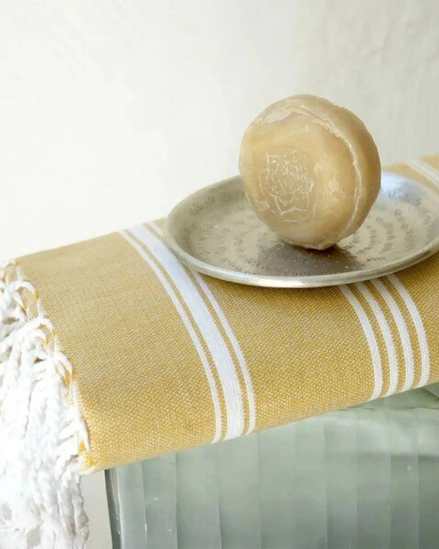 Karawan authentic Fouta HAMMAM (Peshtamal) aus Bio-Baumwolle, 100 x 200cm – Ansicht 3