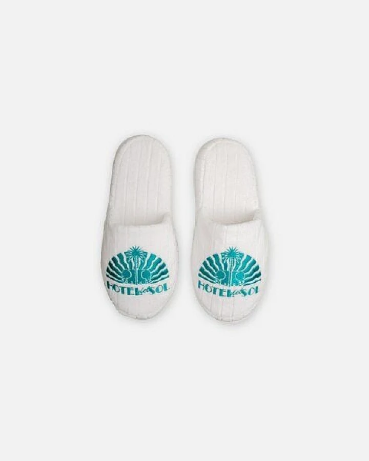 Trendsplant x Antonyo Marest Hotel del Sol Slippers White