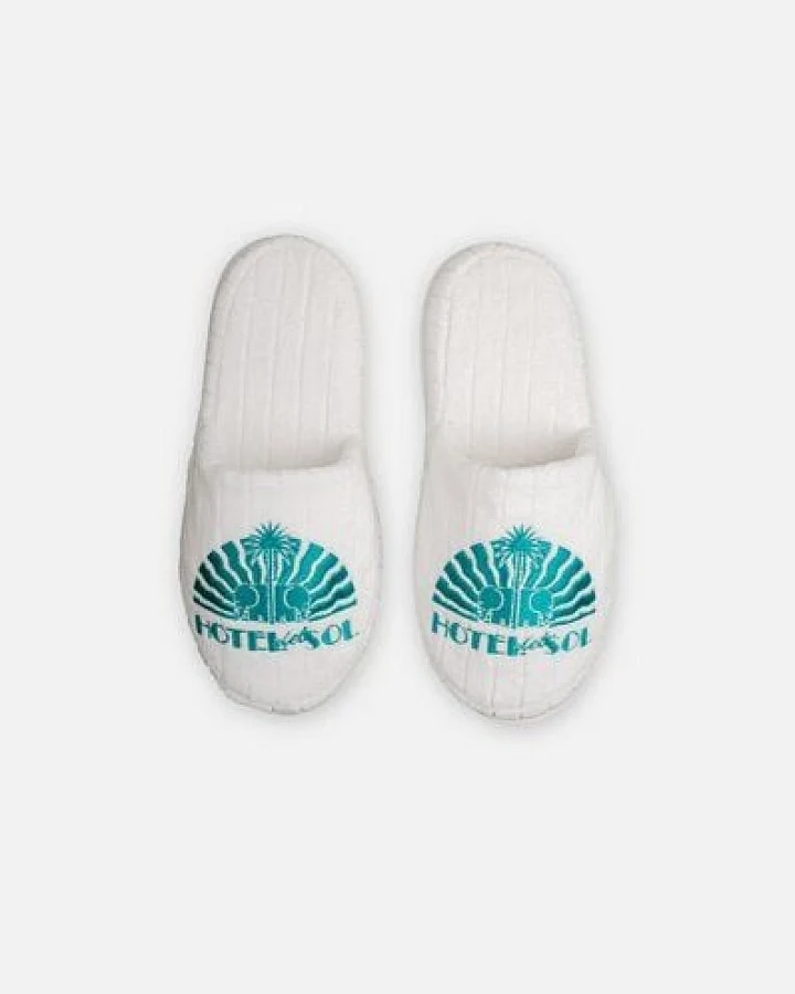 Trendsplant x Antonyo Marest Hotel del Sol Slippers White