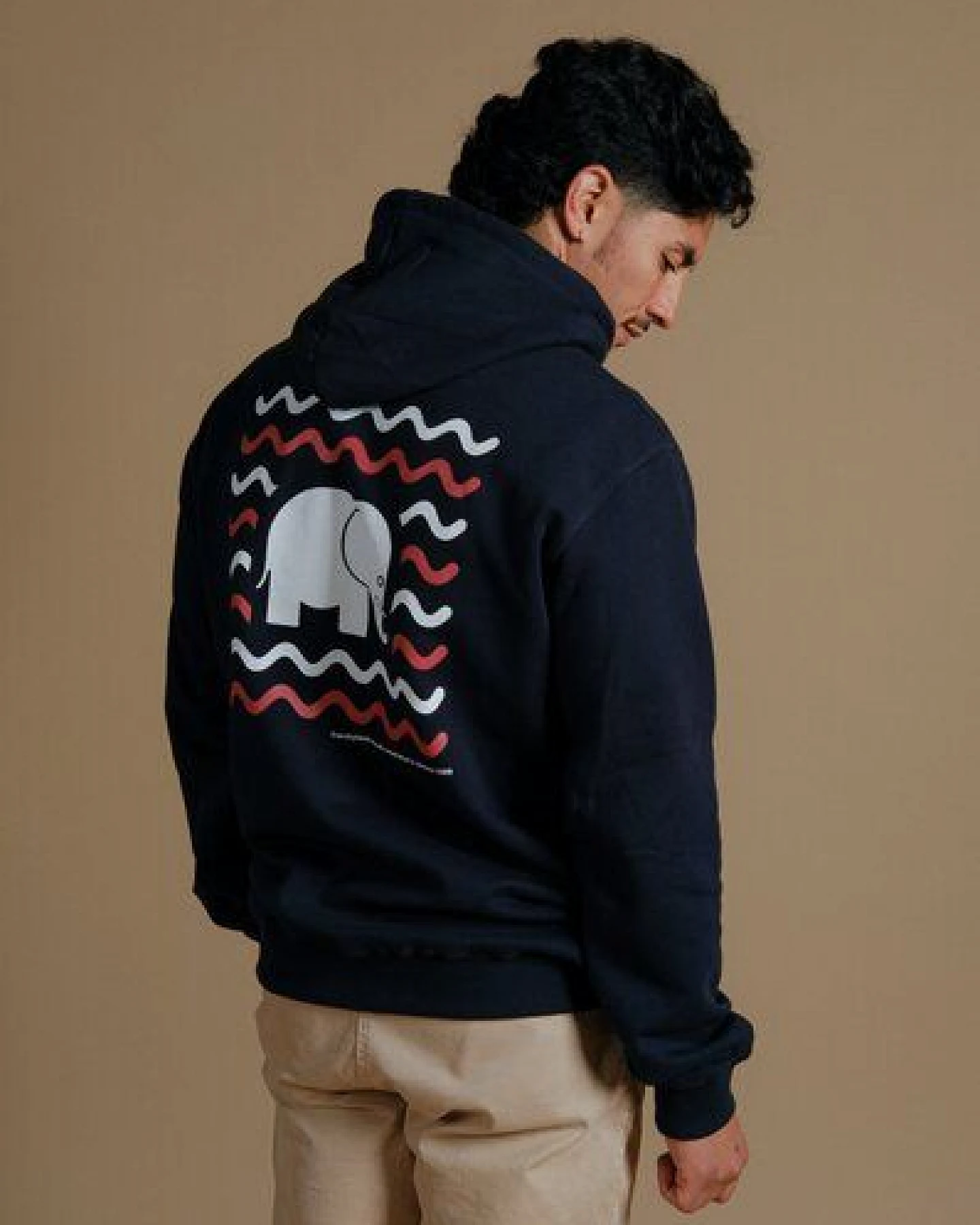 Trendsplant Explanada Organic Hoodie Blue – Ansicht 2