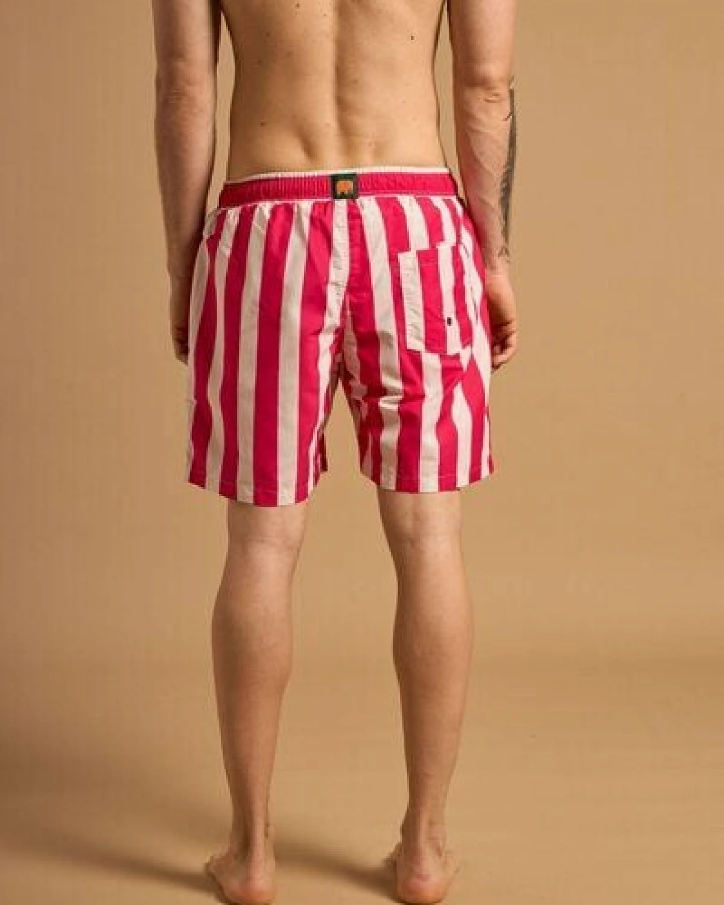 Trendsplant Beach Club SEAQUAL®YARN Swim Trunks Fuchsia – Ansicht 4