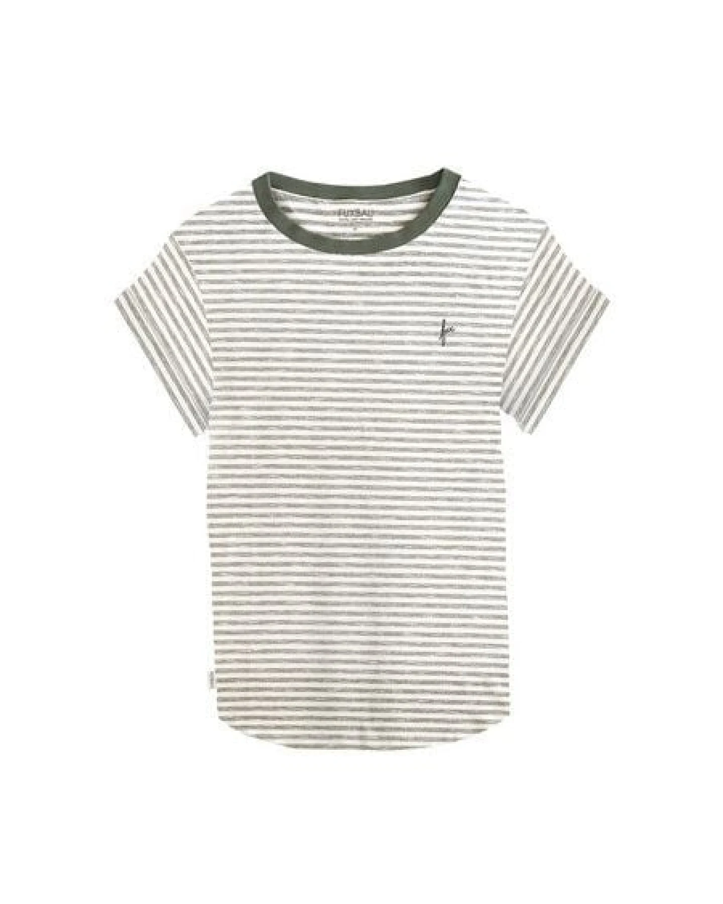 FUXBAU Frauen fux Merida T-Shirt - beige grünmeliert – Ansicht 2