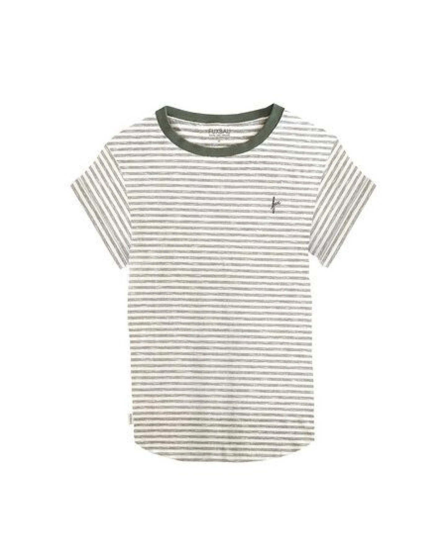 FUXBAU Frauen fux Merida T-Shirt - beige grünmeliert – Ansicht 2