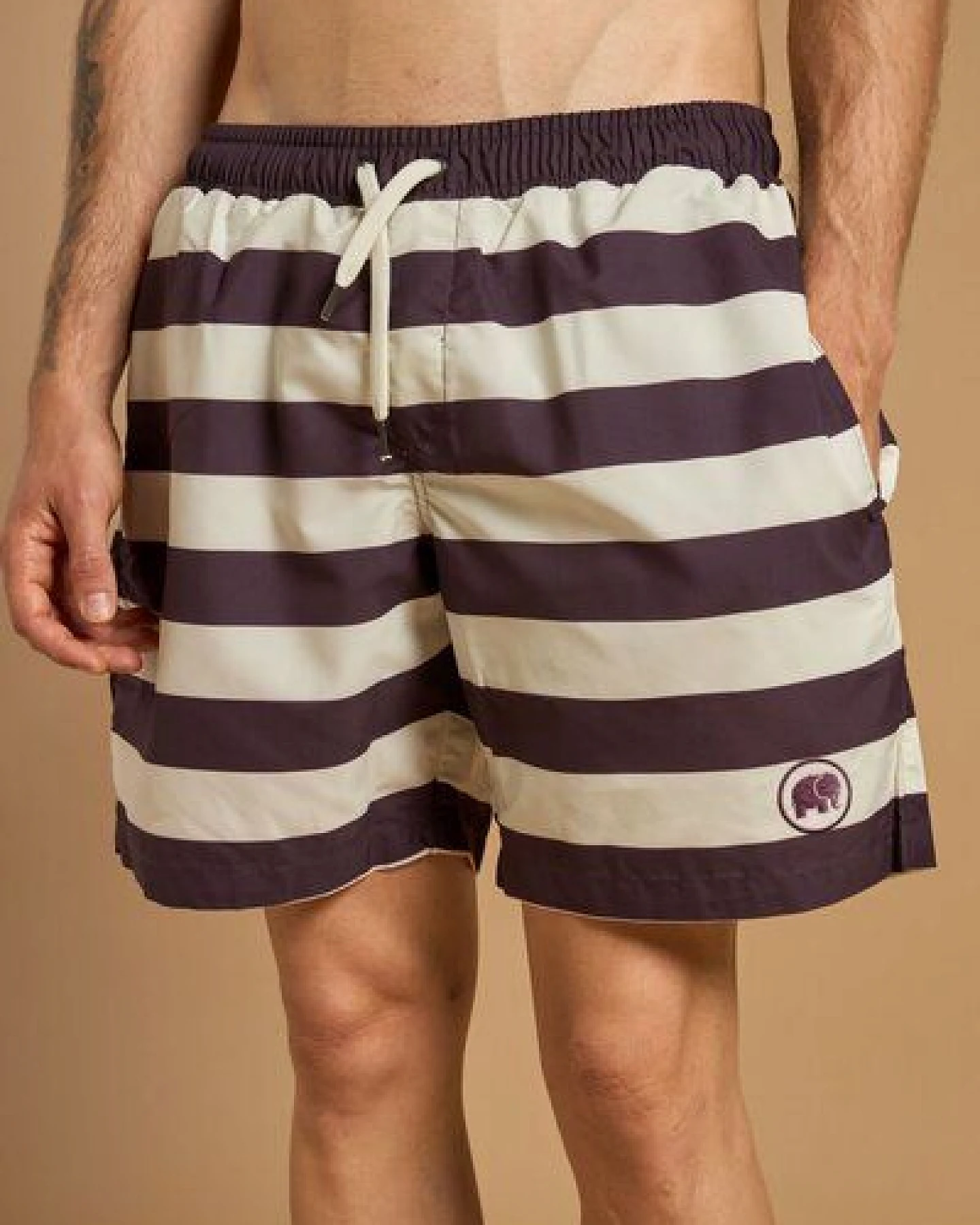 Trendsplant Owari SEAQUAL®YARN Swim Trunks Grape Red – Ansicht 2