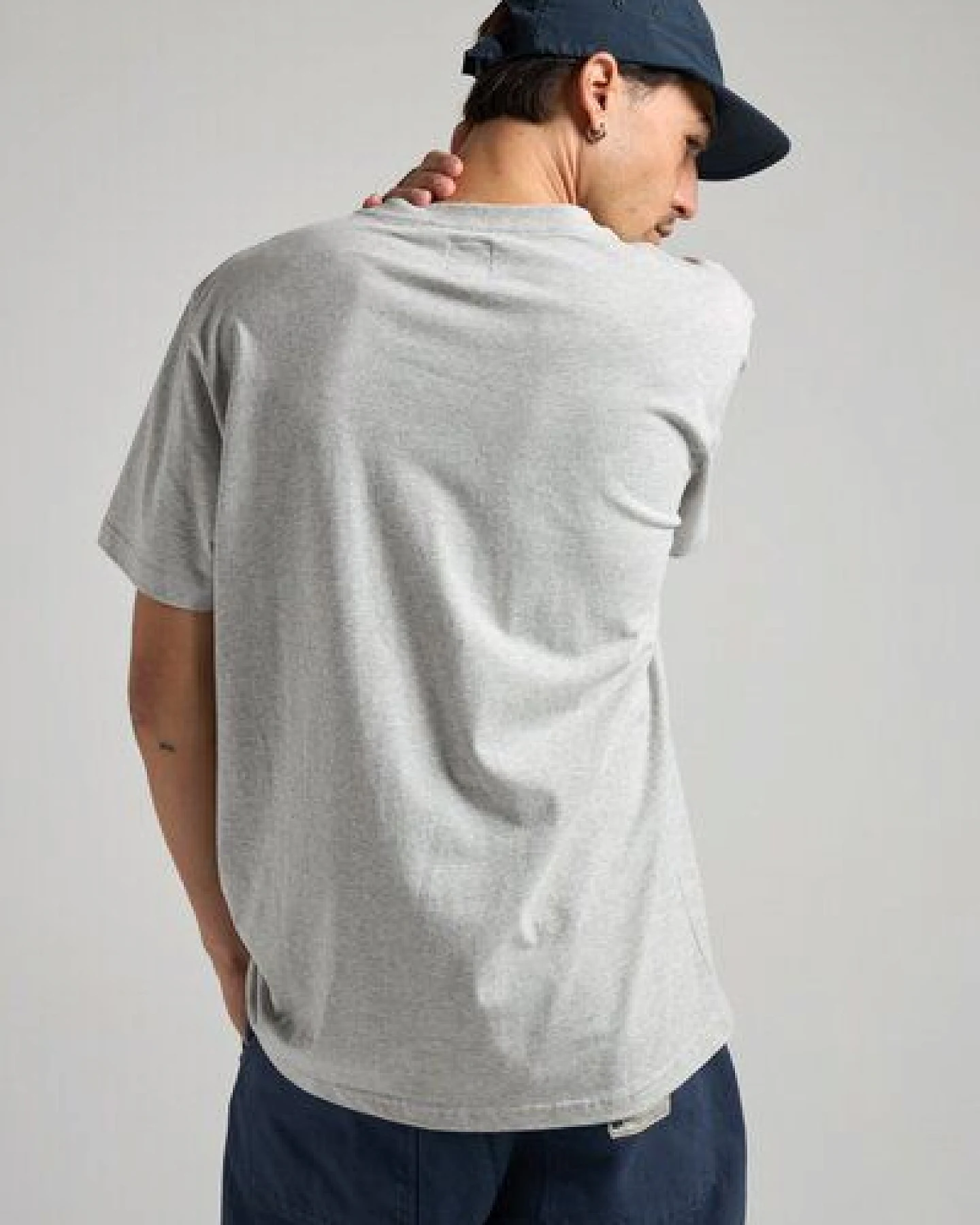 Trendsplant Organic Essential T-Shirt Heather Grey – Ansicht 4