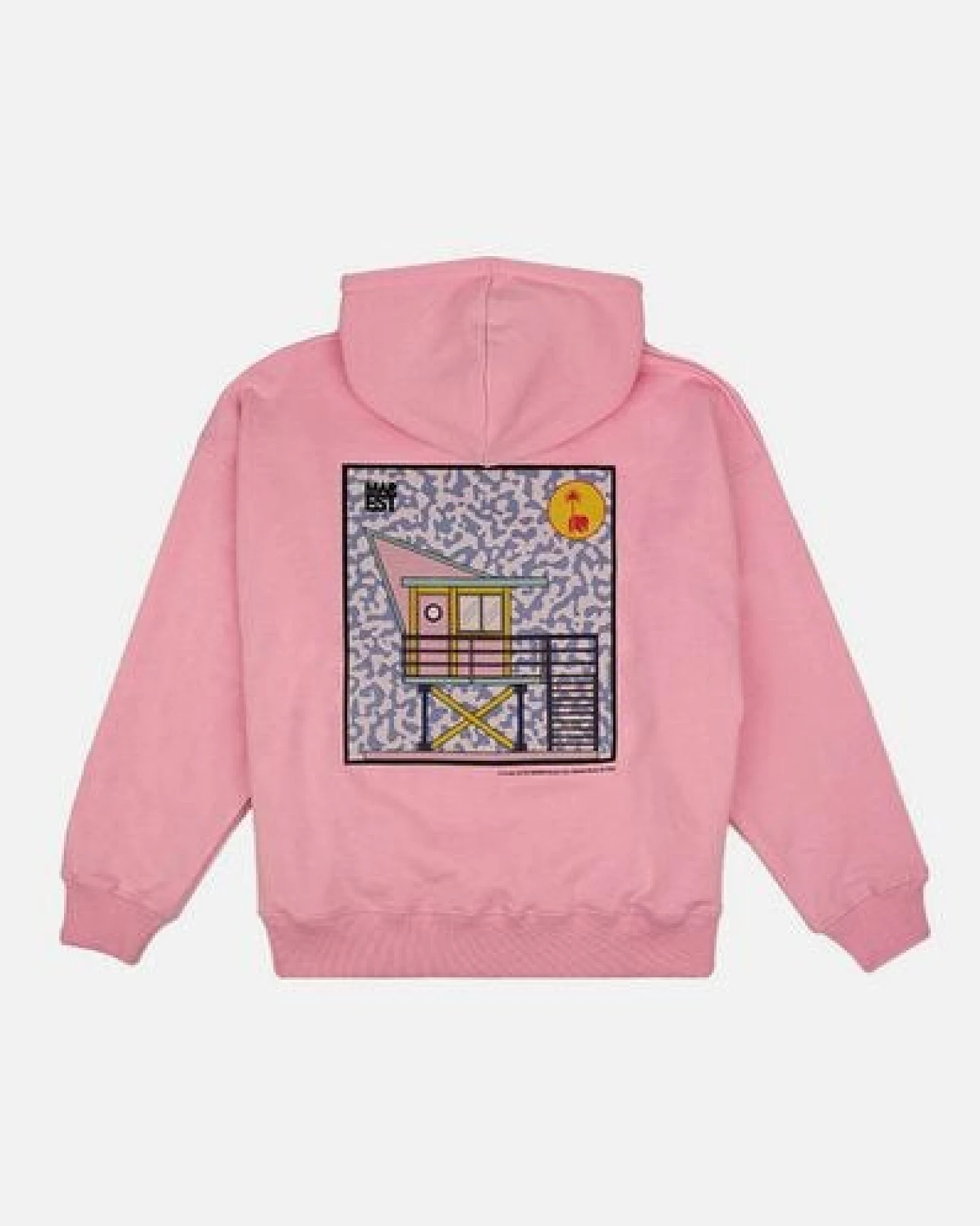 Women's Antonyo Marest x Trendsplant Oversized Hoodie Gum Pink – Ansicht 2