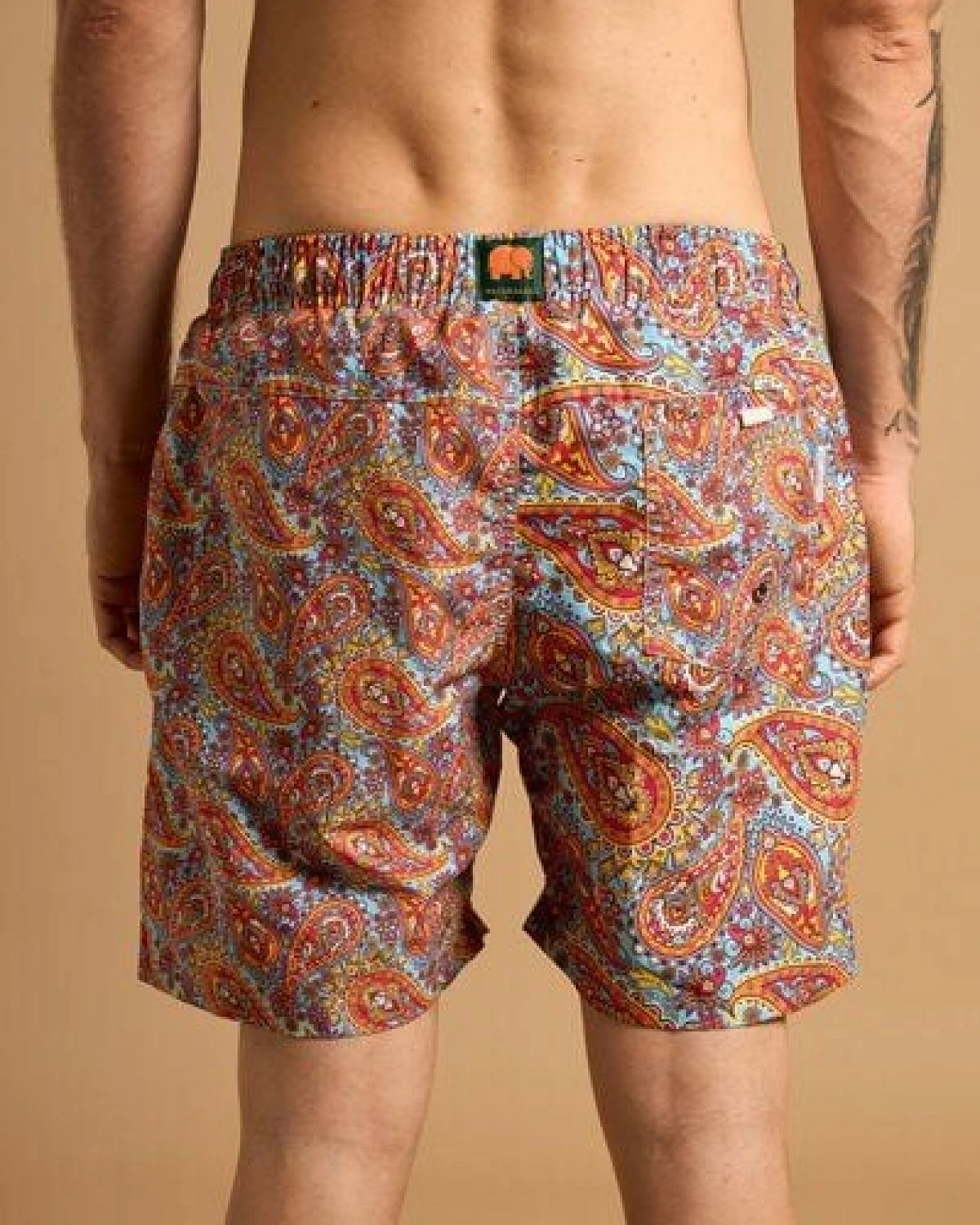 Trendsplant Caribbean Paisley SEAQUAL®YARN Swim Trunks – Ansicht 4