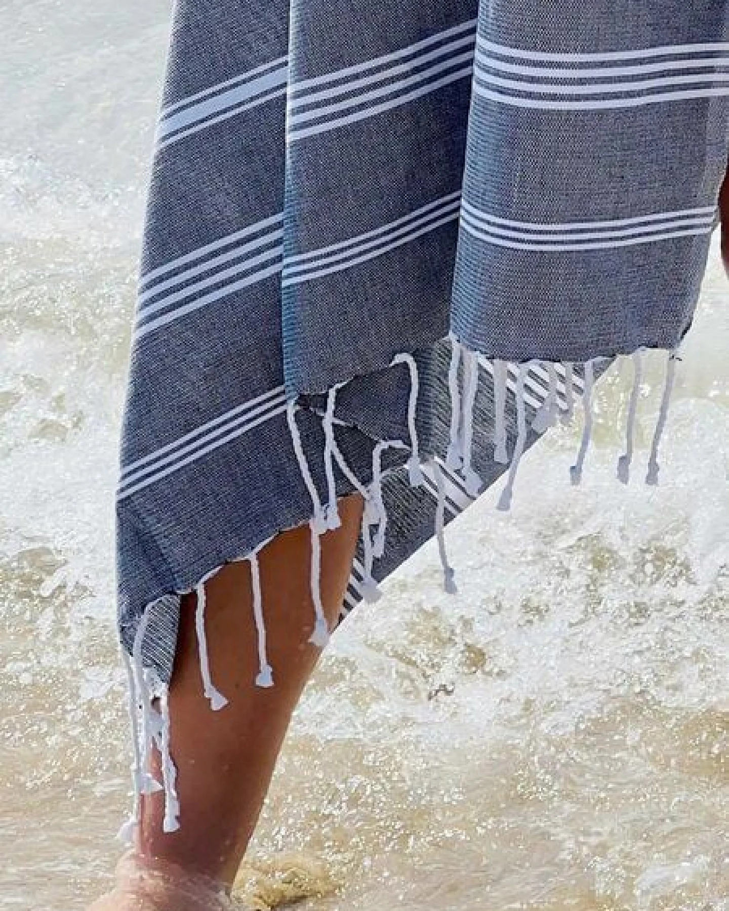 Karawan authentic Fouta Hammam Collection – Hammamtuch aus Bio-Baumwolle – Ansicht 4