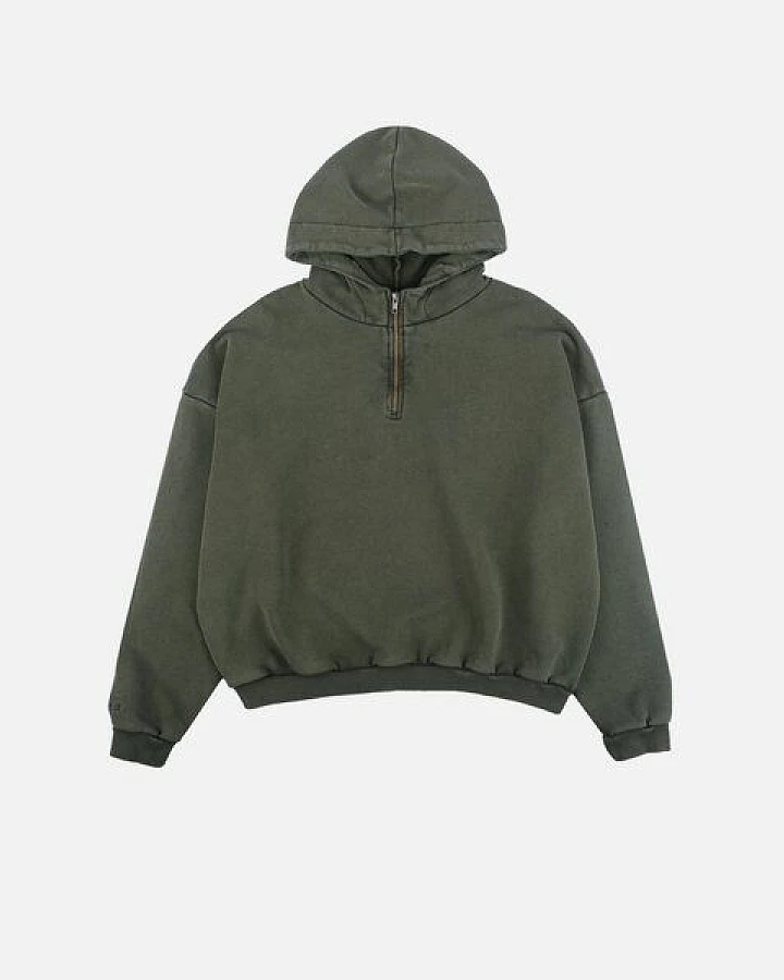 Trendsplant The Super Heavy Oversized Hoodie Kombu Green