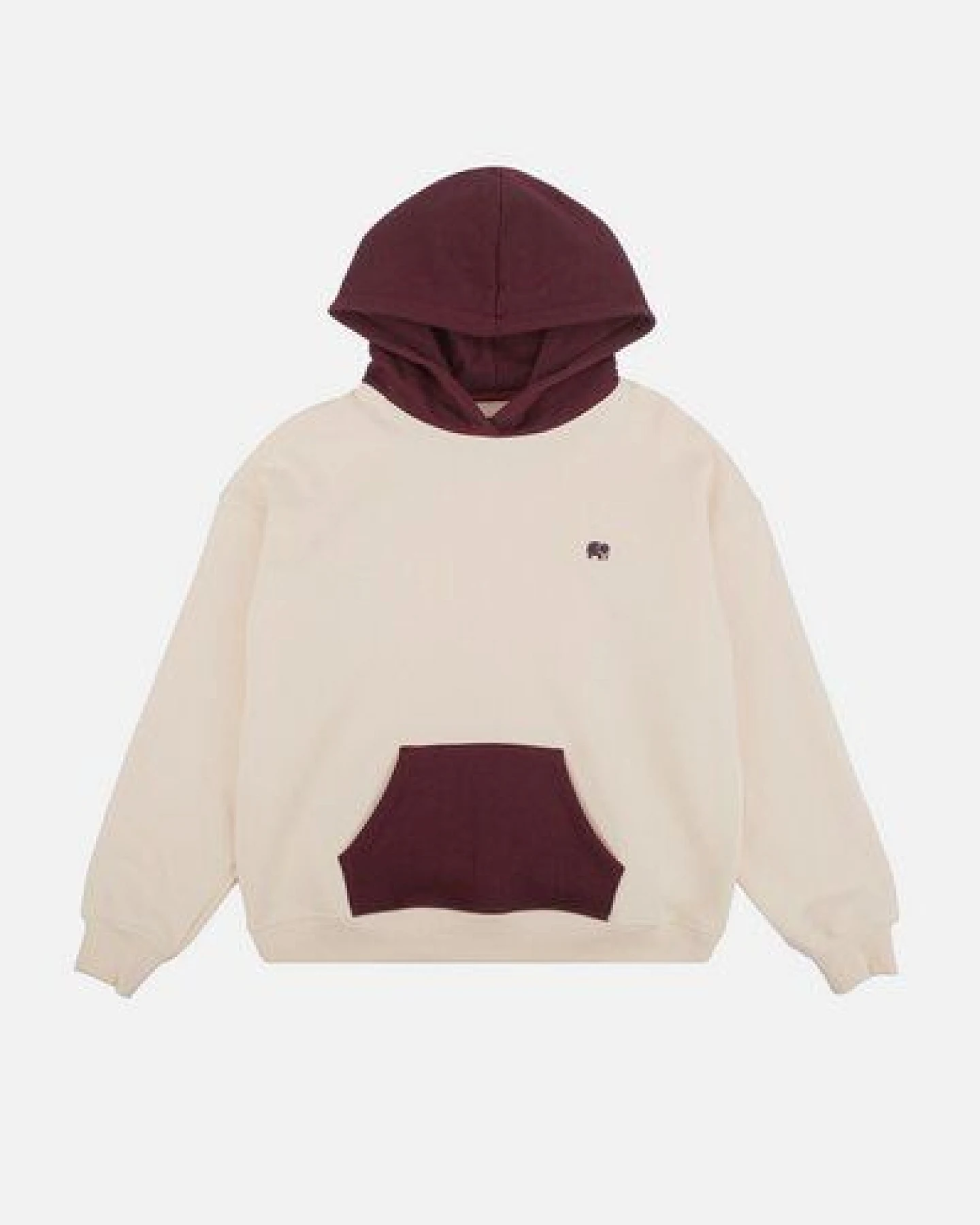 Trendsplant Women's Color Block Oversized Hoodie Pale Glow – Ansicht 2