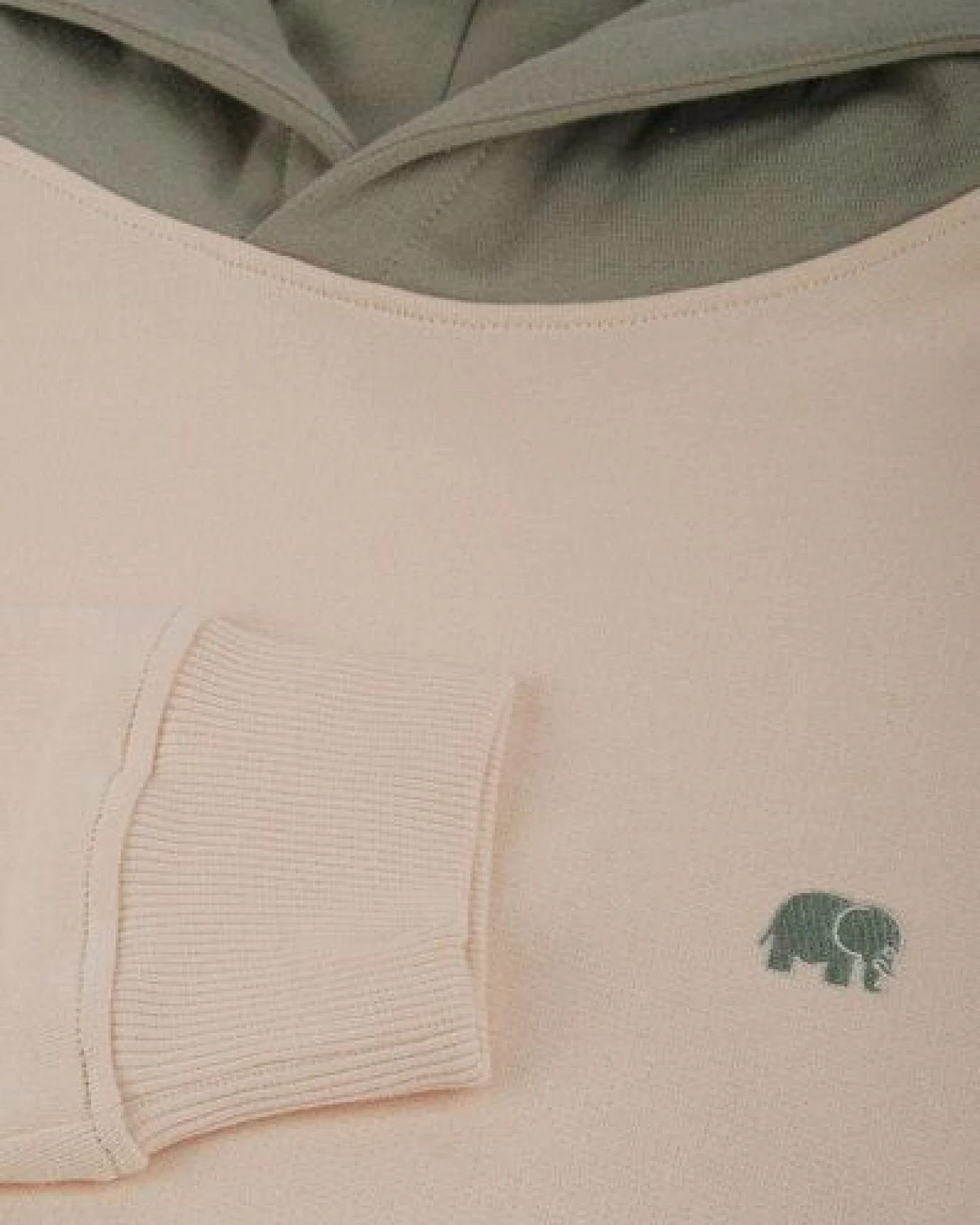 Trendsplant Color Block Hoodie Pale Glow – Ansicht 4