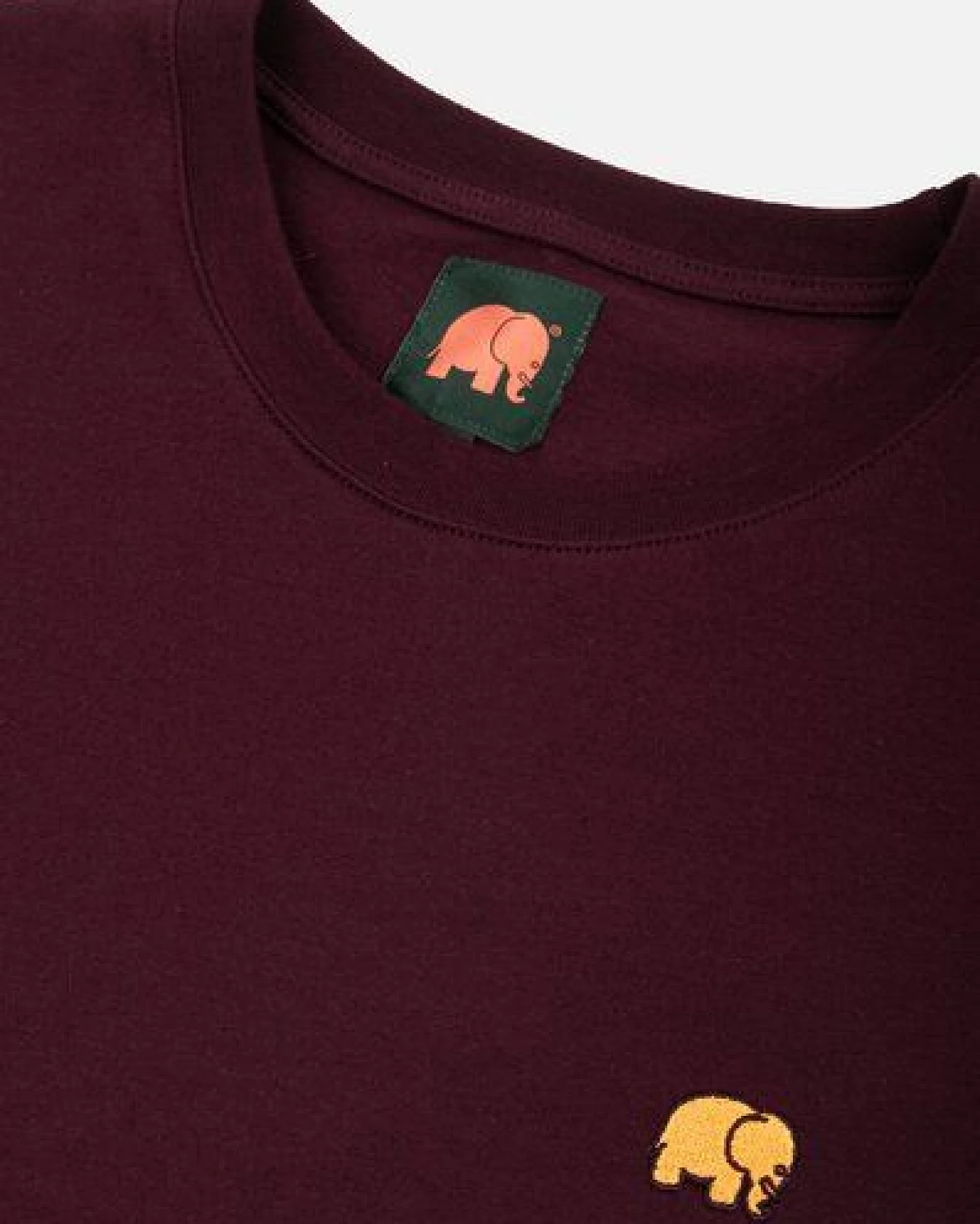 Trendsplant Organic Essential T-Shirt Wine Red – Ansicht 3