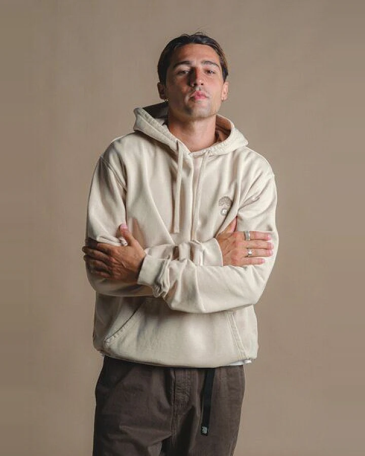 Trendsplant Aroes Pigment Heavyweight Hoodie Eucalyptus