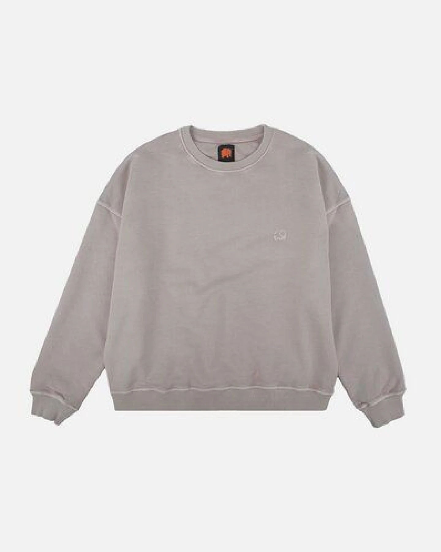 Trendsplant Women's Essential Pigment Heavyweight Oversized Sweatshirt Island Fossil – Ansicht 2