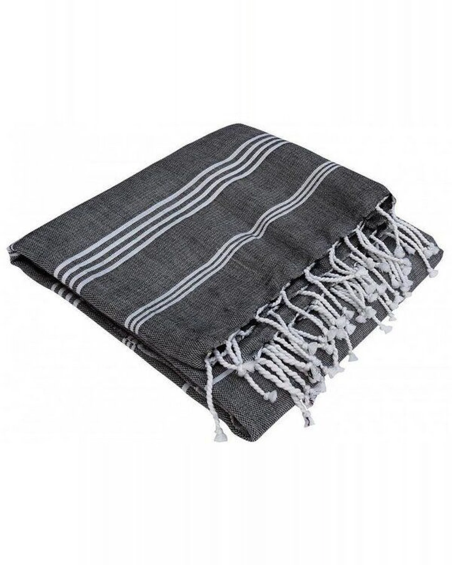 Karawan authentic Fouta Hamamtuch aus reiner Bio-Baumwolle 200 × 100 cm (Stil HAMMAM) – Ansicht 3