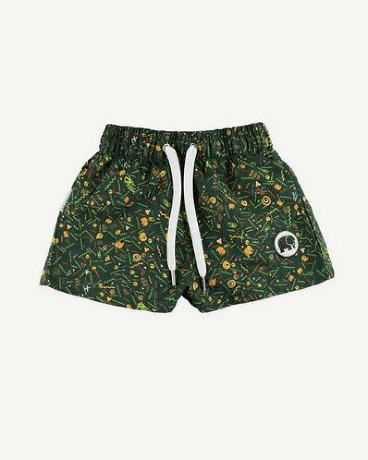Trendsplant Dogtown SEAQUAL®YARN Kid's Swim Trunks Green