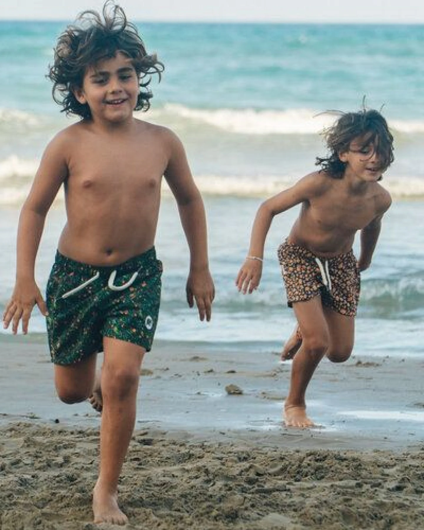 Trendsplant Dogtown SEAQUAL®YARN Kid's Swim Trunks Green – Ansicht 2