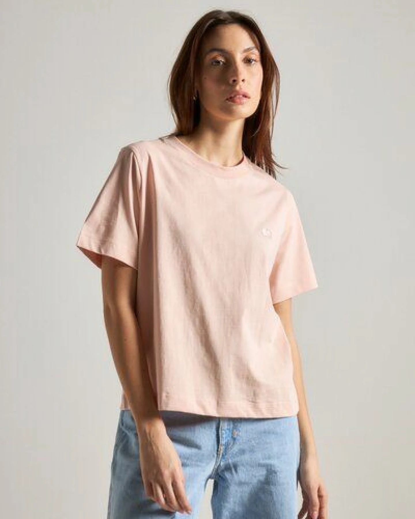 Trendsplant Women's Organic Essential T-Shirt Pale Pink – Ansicht 3