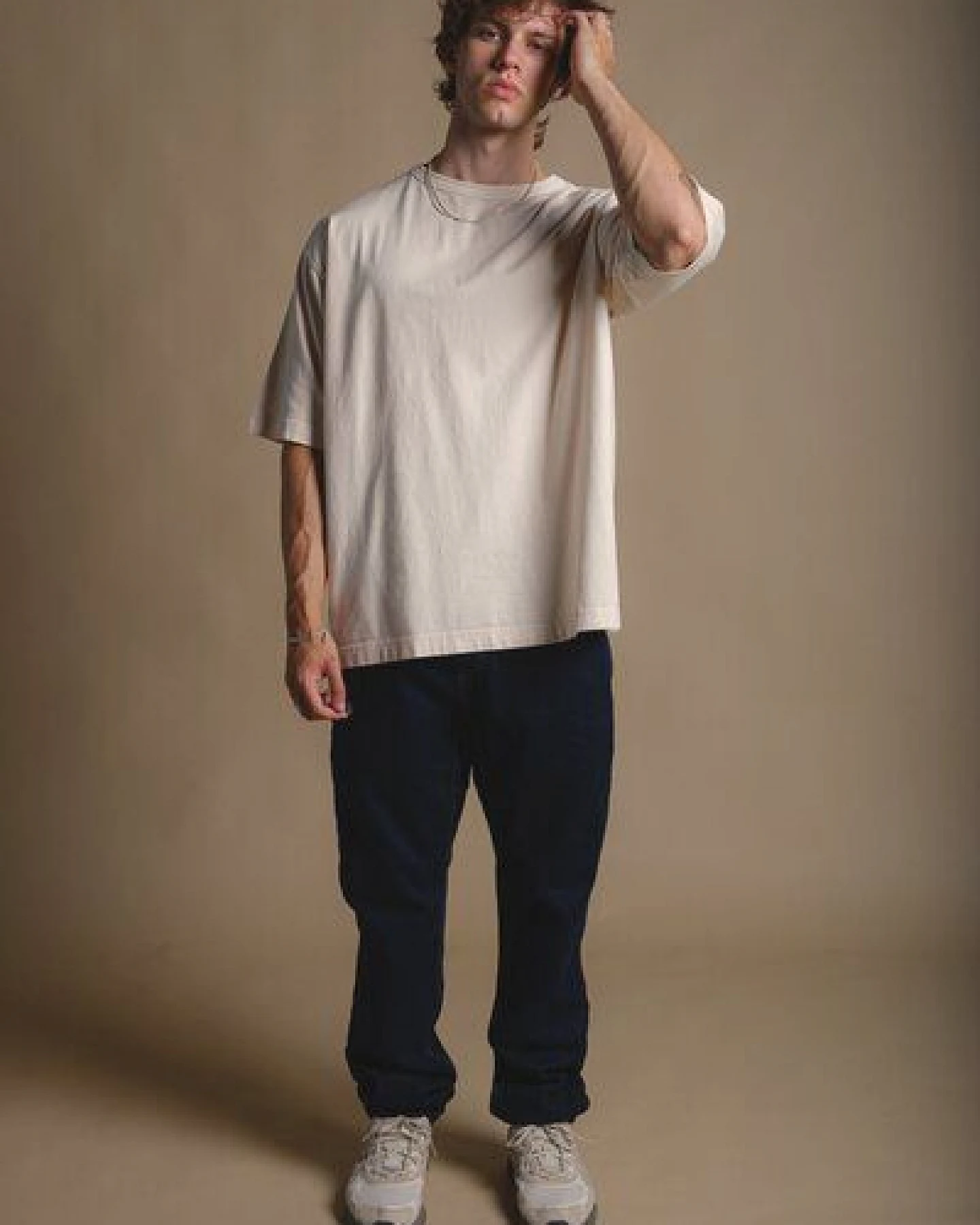 Trendsplant Essential Garment Heavyweight Oversized T-Shirt Pearled Ivory – Ansicht 3
