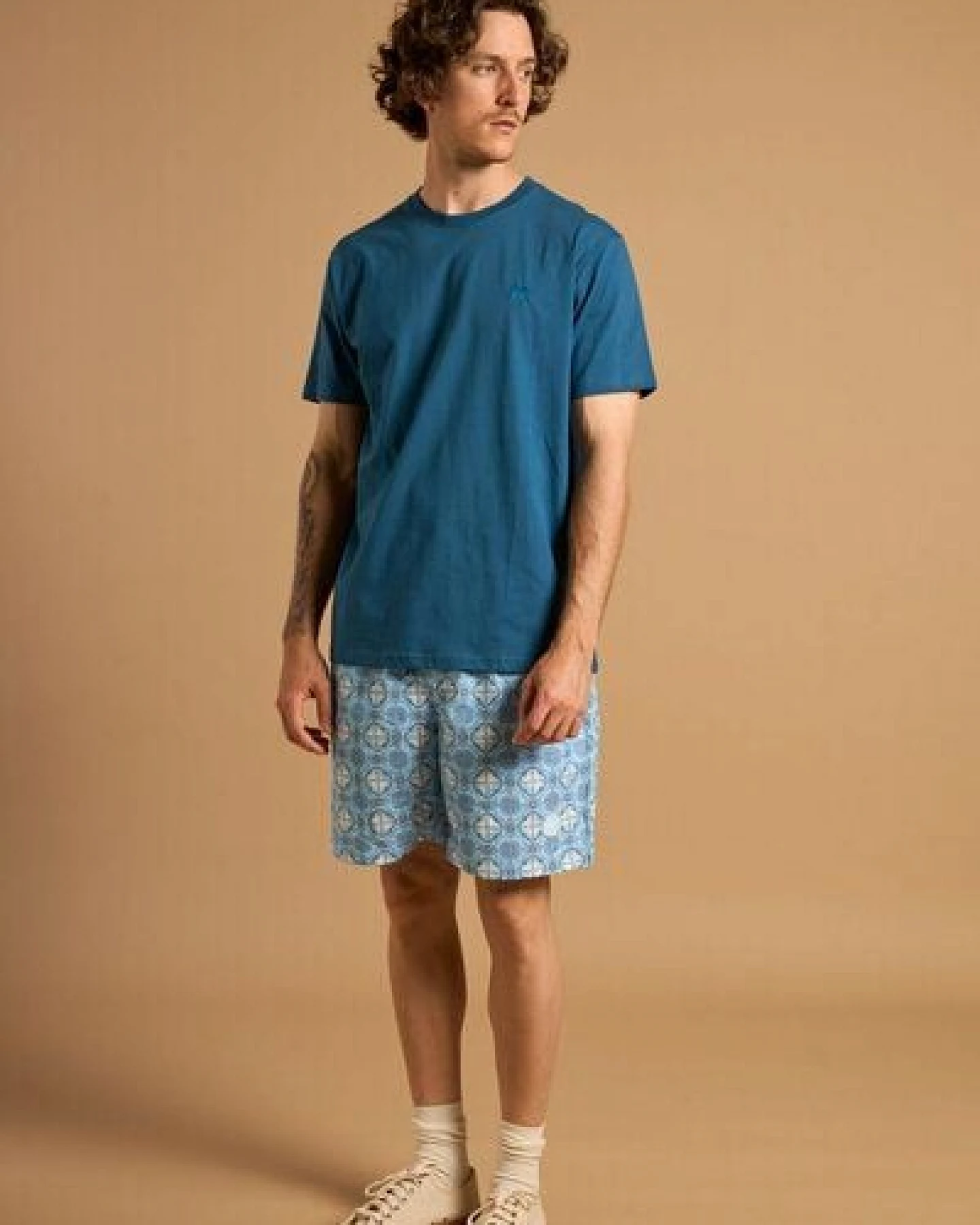 Trendsplant Tiles SEAQUAL®YARN Swim Trunks Light Blue – Ansicht 4