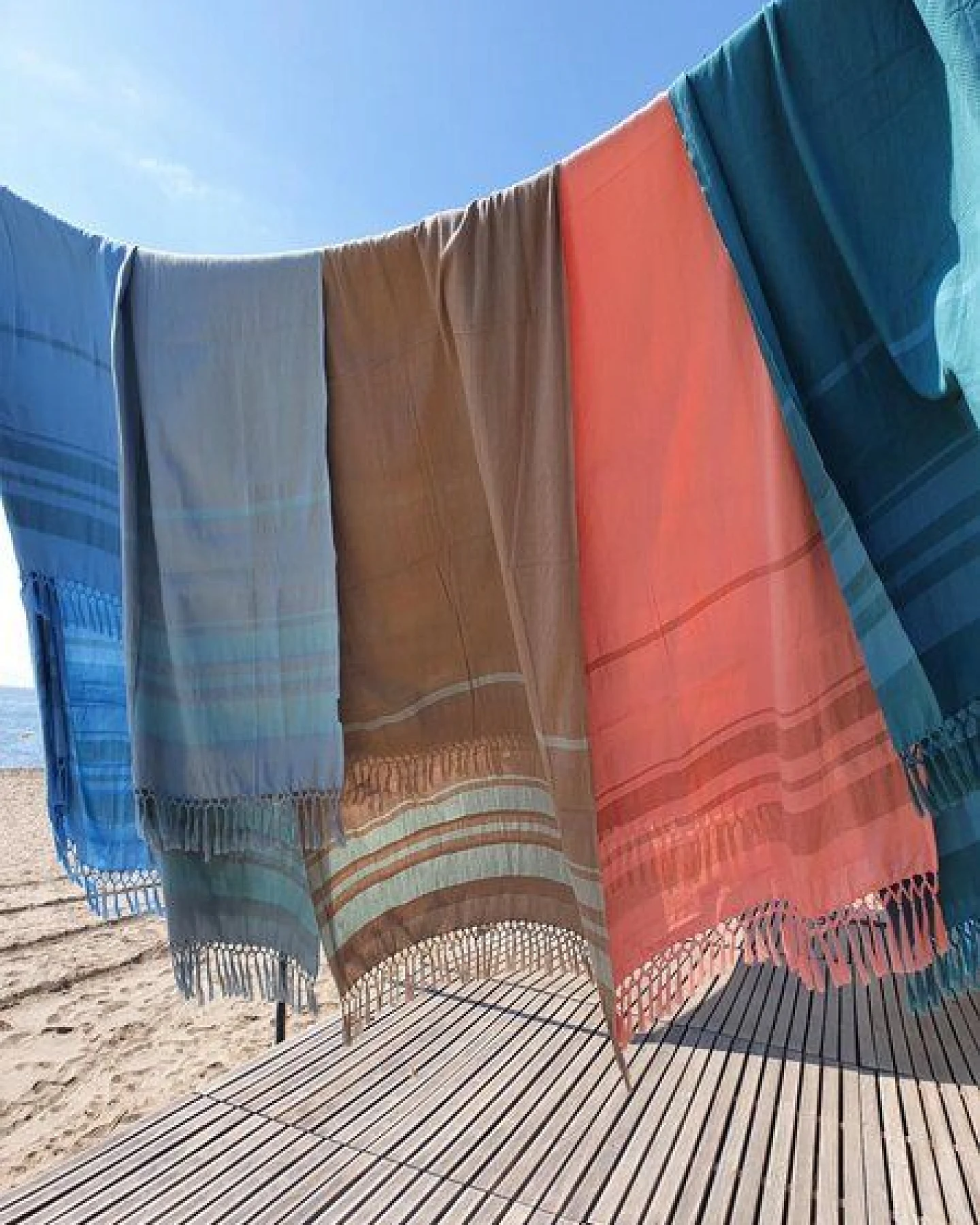 Karawan authentic Fouta / Hammamtuch aus Biobaumwolle / Garden Kollektion – Ansicht 3