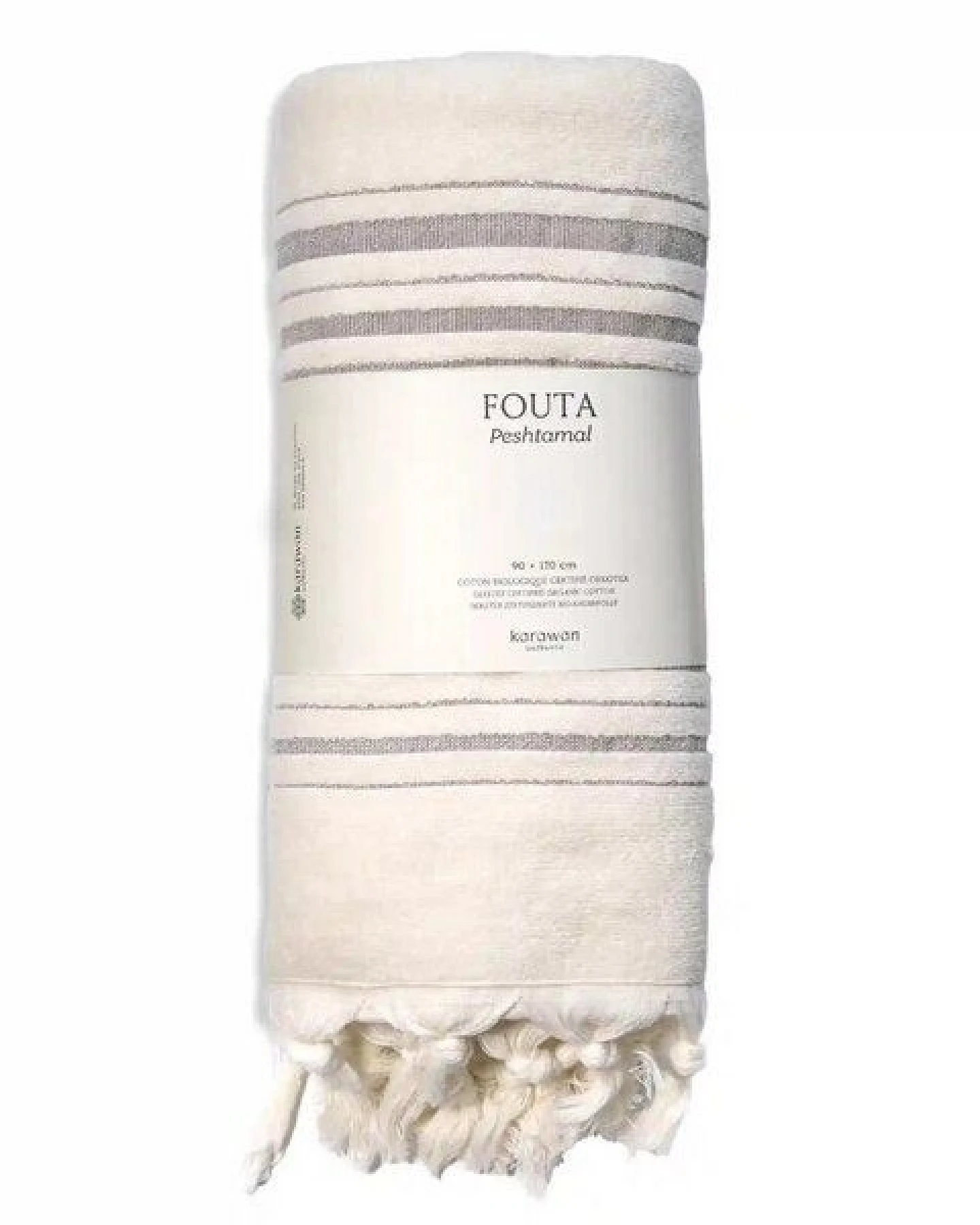 Karawan authentic Hamamtuch Bio mit Frottee – Ansicht 3