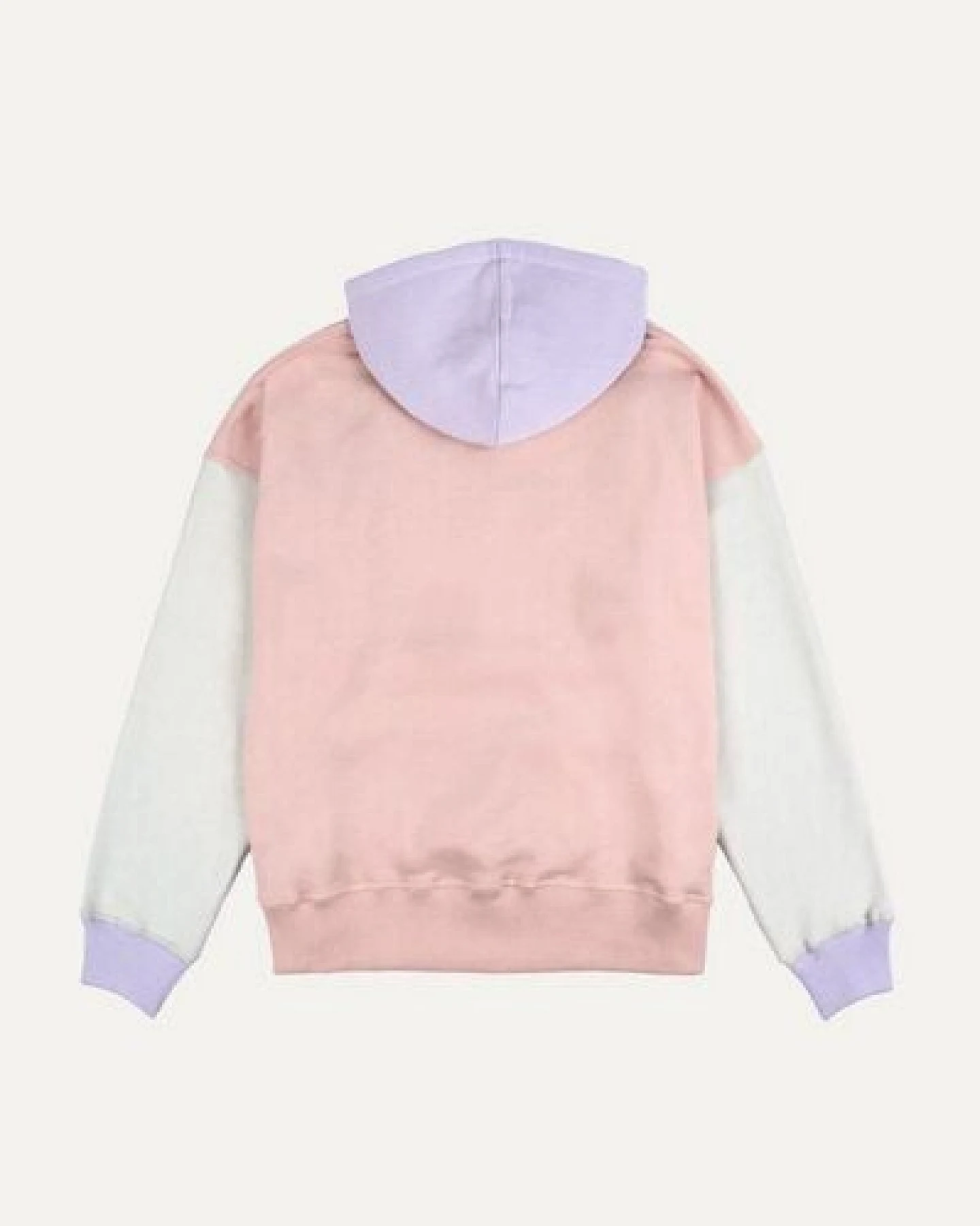 Trendsplant Women's Oversized Color Block Hoodie Pink – Ansicht 4