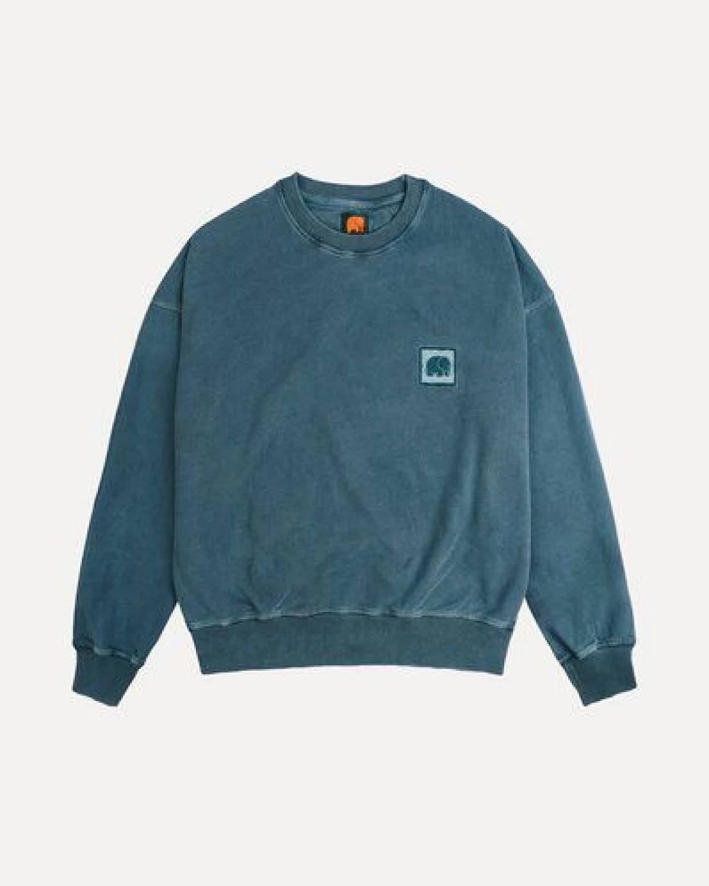 Trendsplant Women's Espliego Pigment Oversized Sweatshirt Elm Green – Ansicht 2
