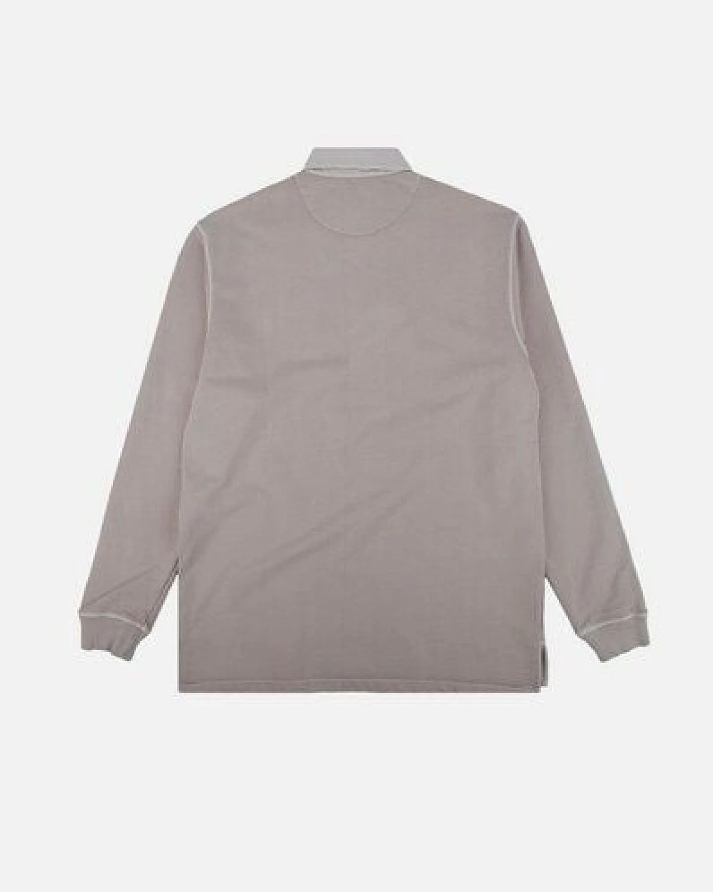 Trendsplant Essential Pigment Heavyweight Polo Sweatshirt Island Fossil – Ansicht 4