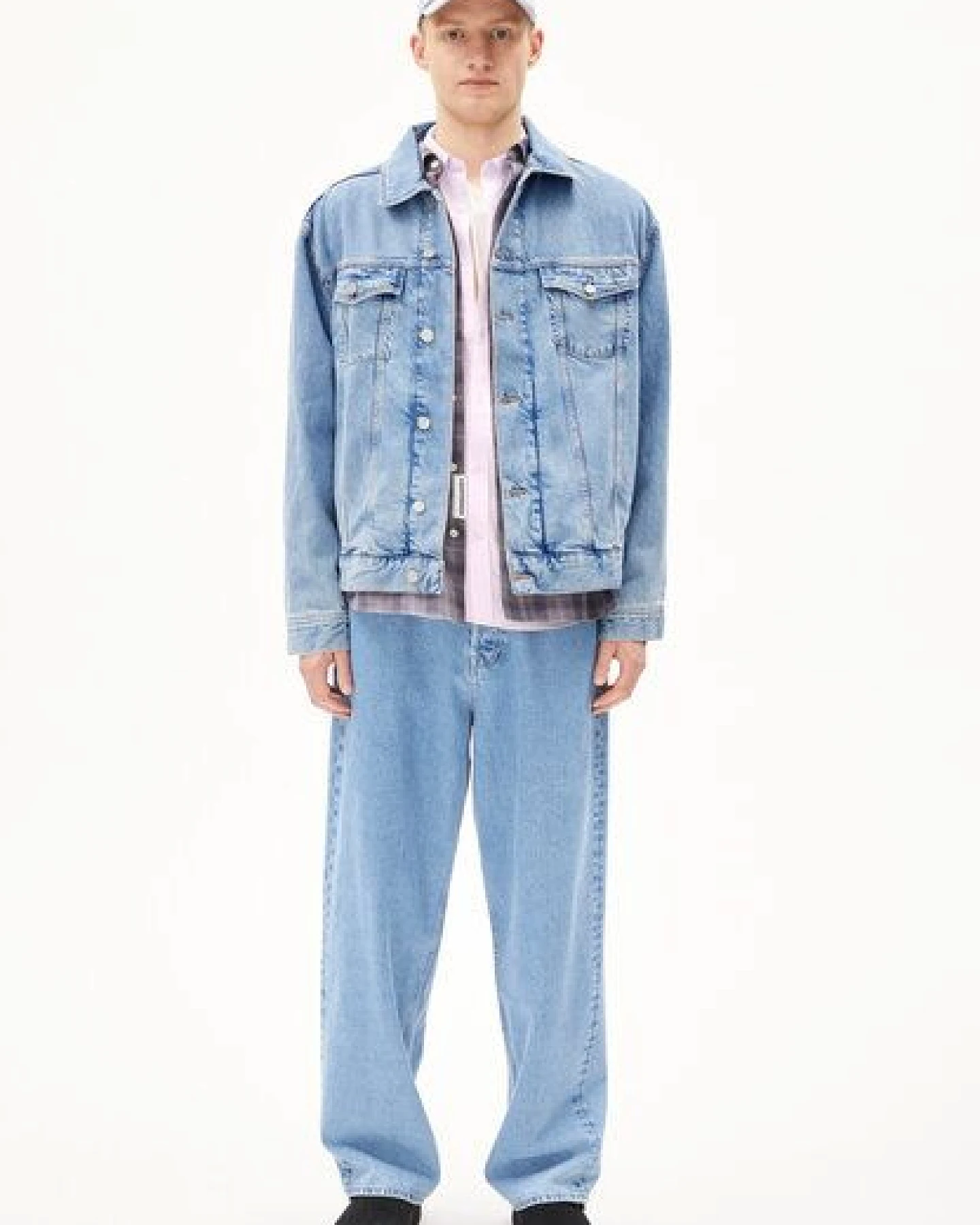 ARMEDANGELS TRAAKA Herren Jeansjacke aus recycelter Baumwolle – Ansicht 4