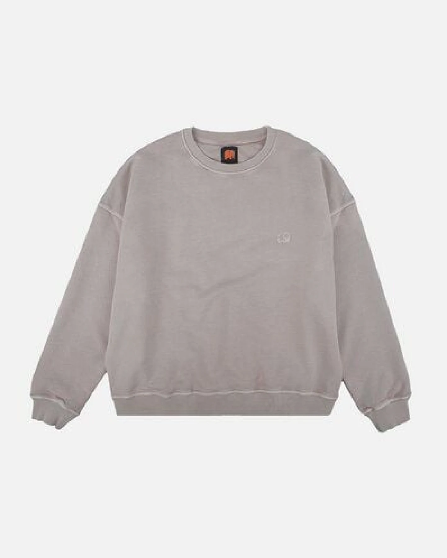 Trendsplant Women's Essential Pigment Heavyweight Oversized Sweatshirt Island Fossil – Ansicht 2