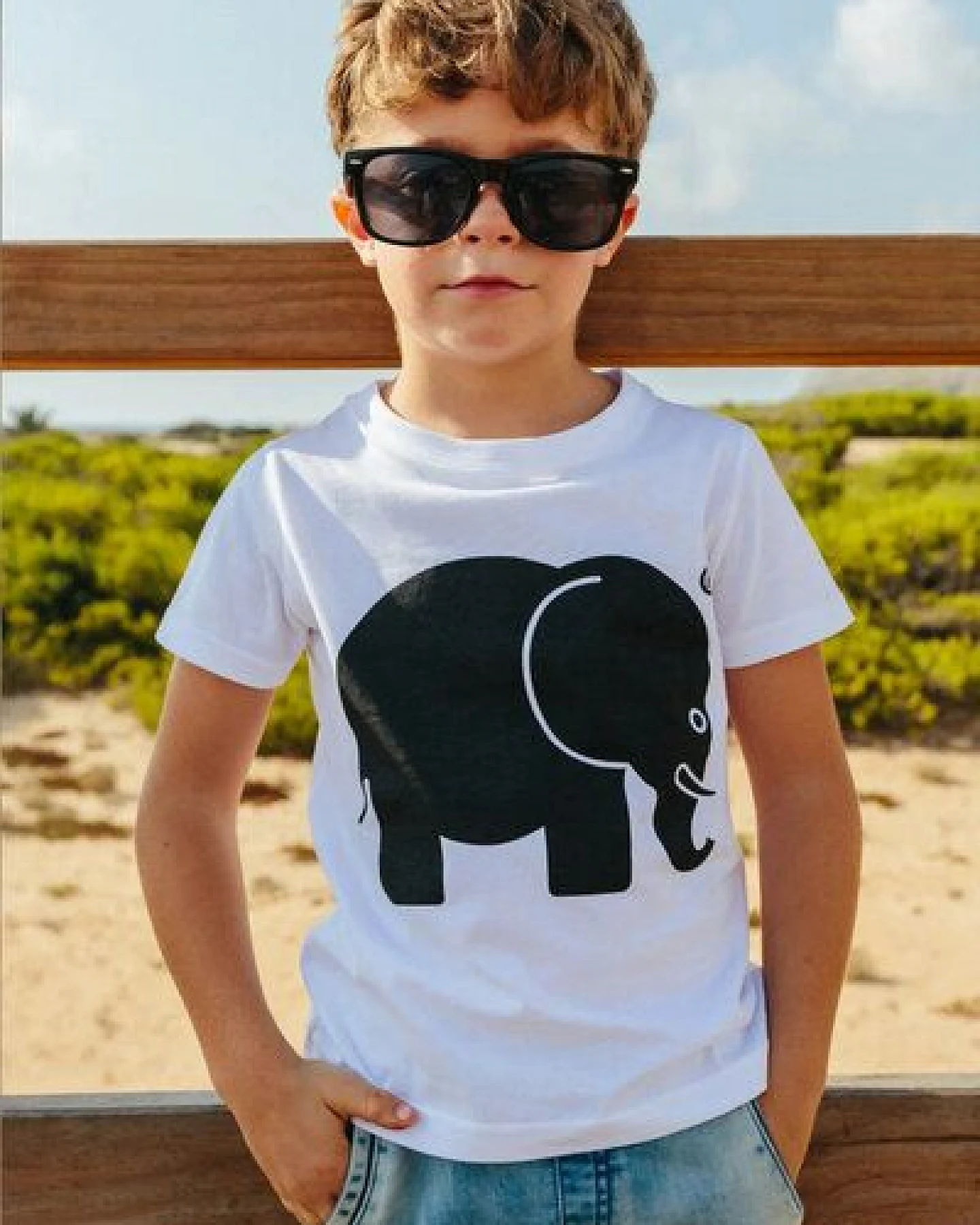 Trendsplant Kid's Organic Classic T-Shirt White – Ansicht 2
