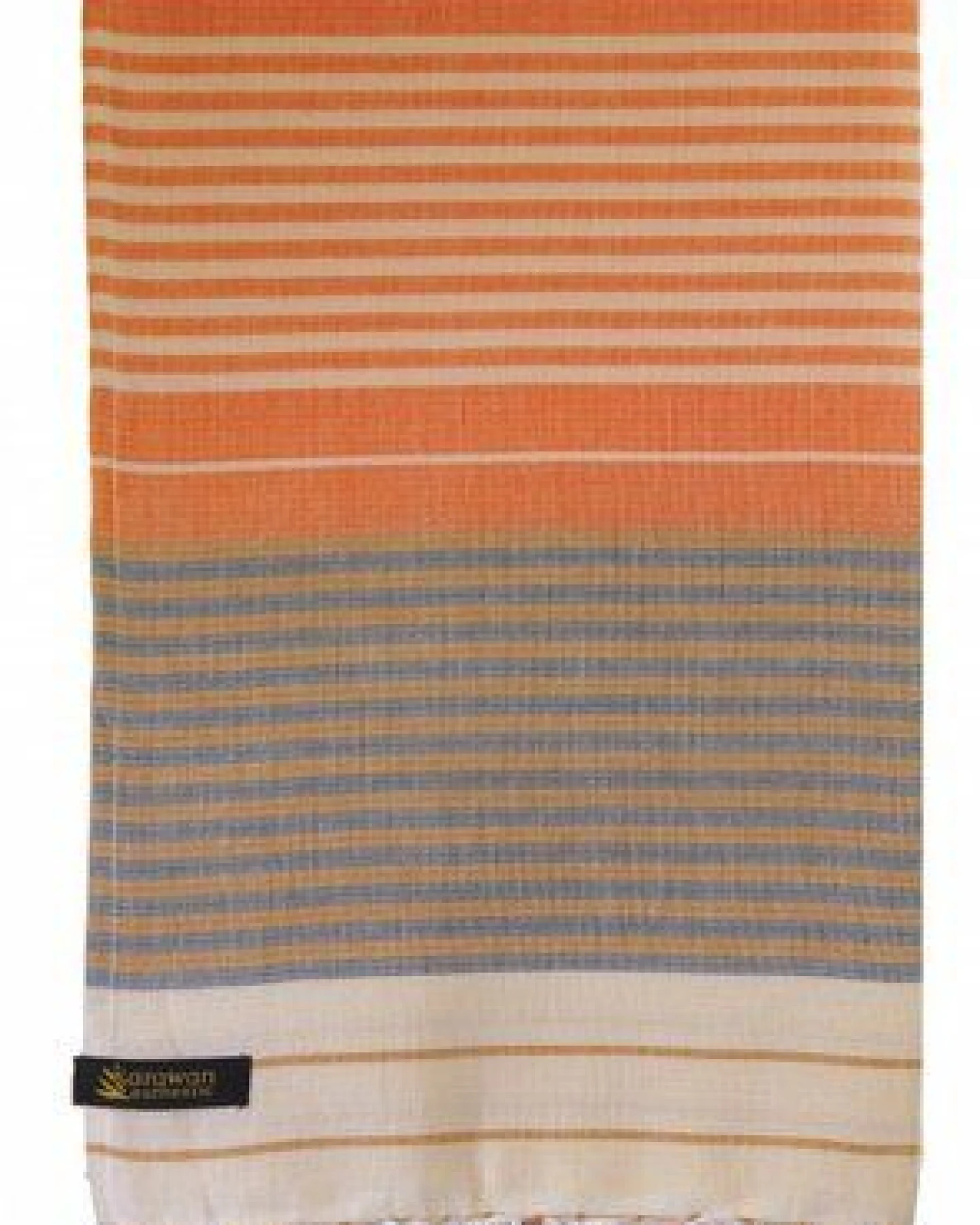 Karawan authentic Fouta Hamamtuch aus reiner Bio-Baumwolle 200 × 100 cm (Stil SUD) – Ansicht 3