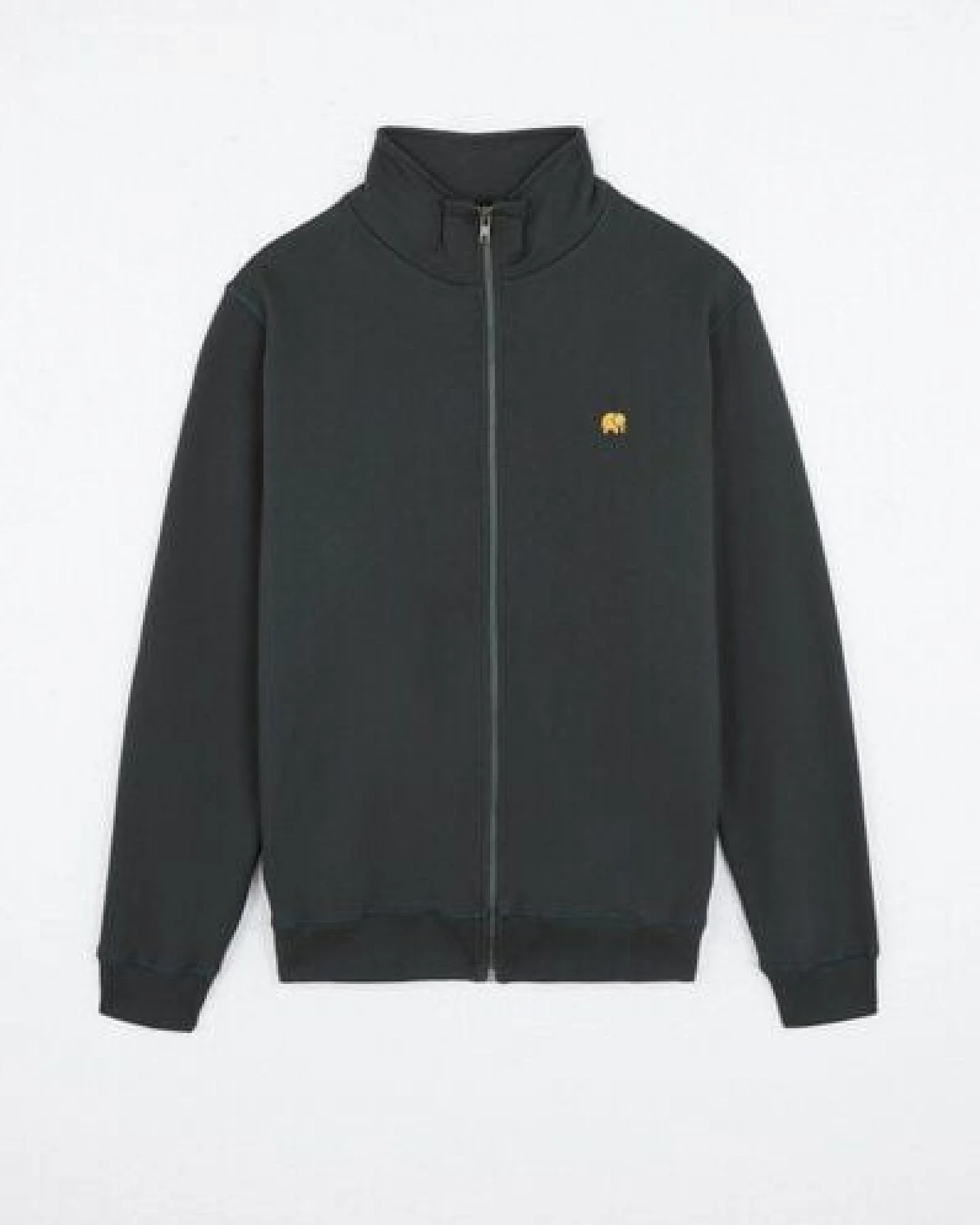 Trendsplant Organic Essential Zip Sweatshirt Scarab Green – Ansicht 2