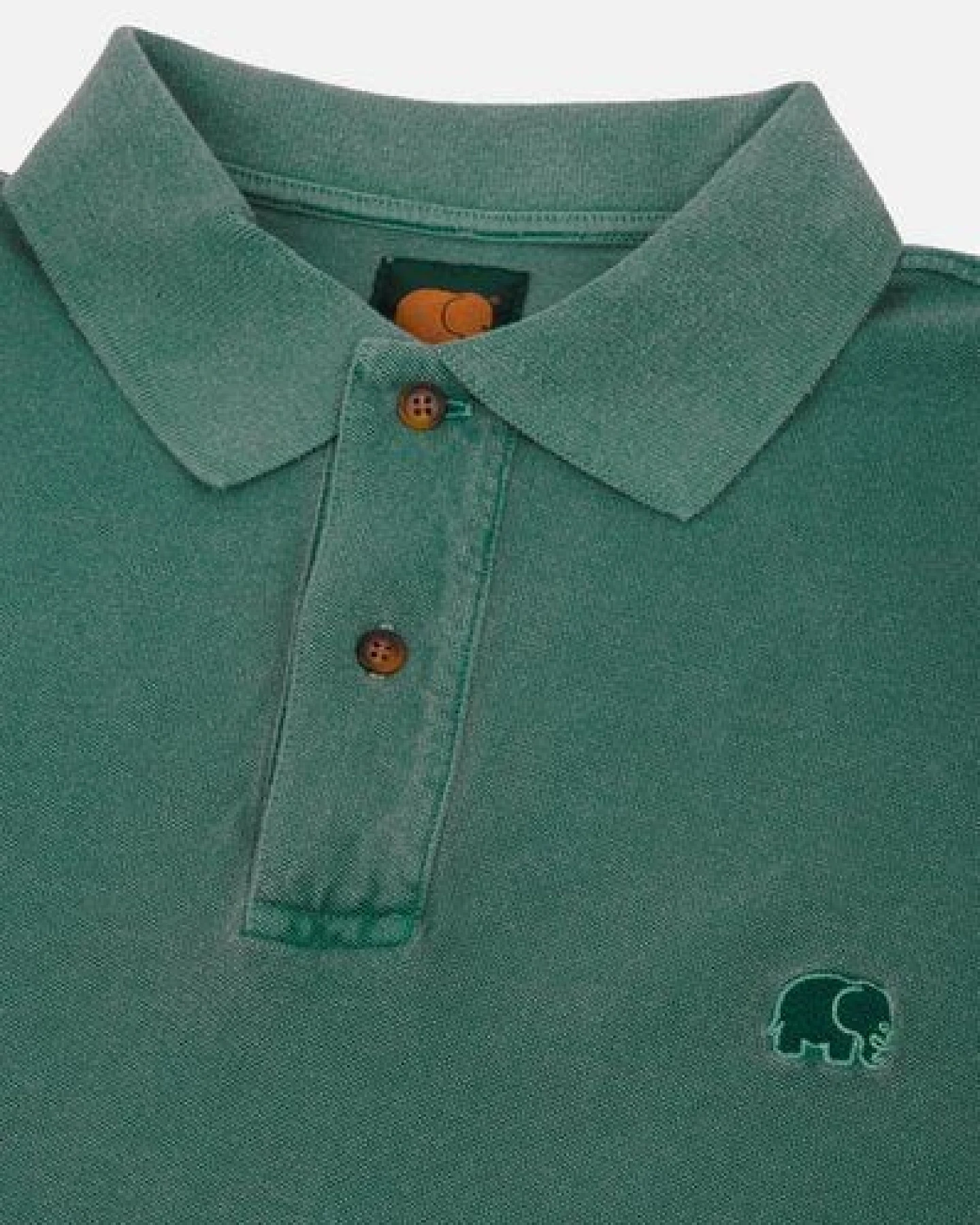 Trendsplant Organic Pigment Dyed Polo Shirt Eden Green – Ansicht 3