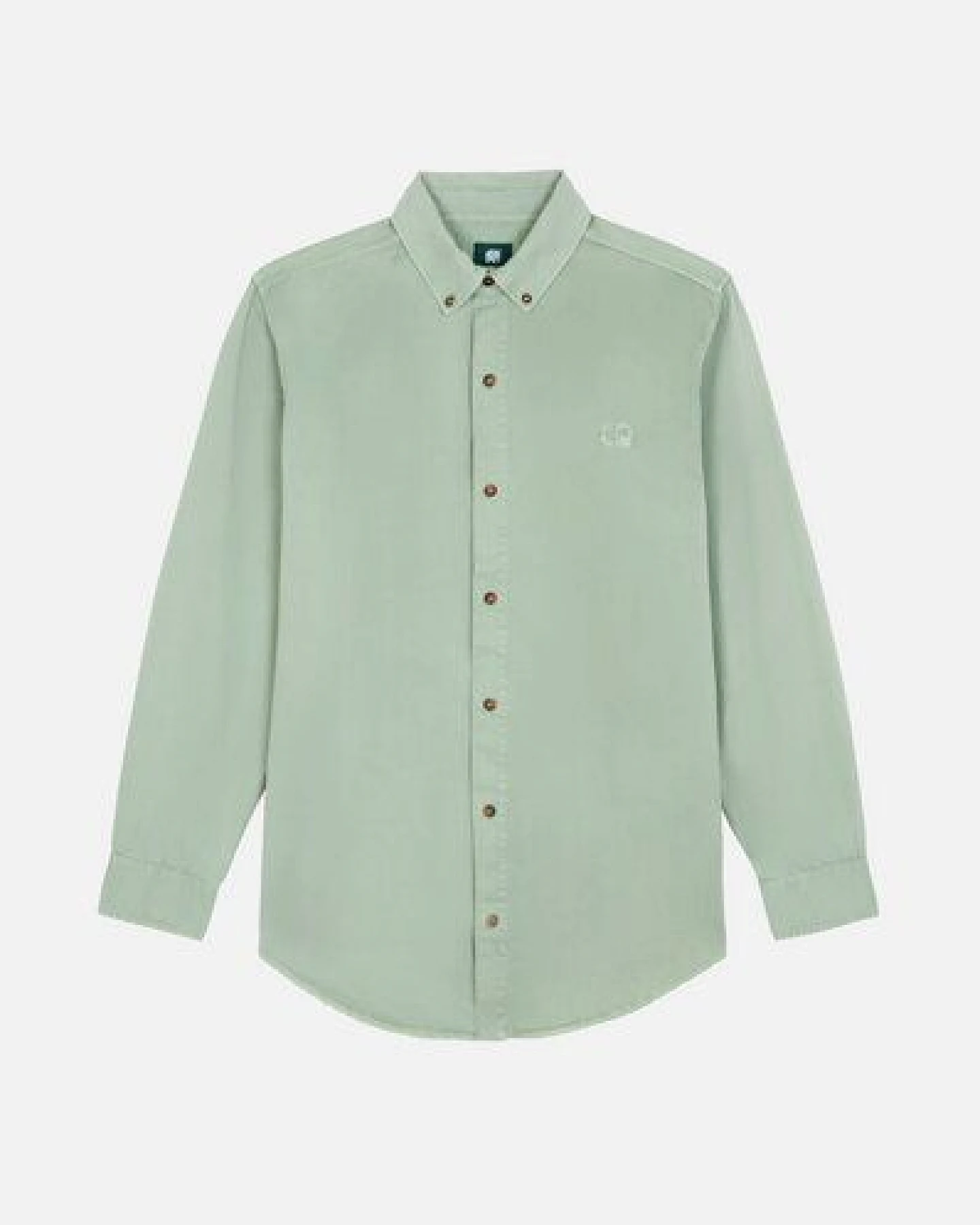 Trendsplant Postiguet Pigment Dyed Twill Shirt Eucaliptus – Ansicht 2