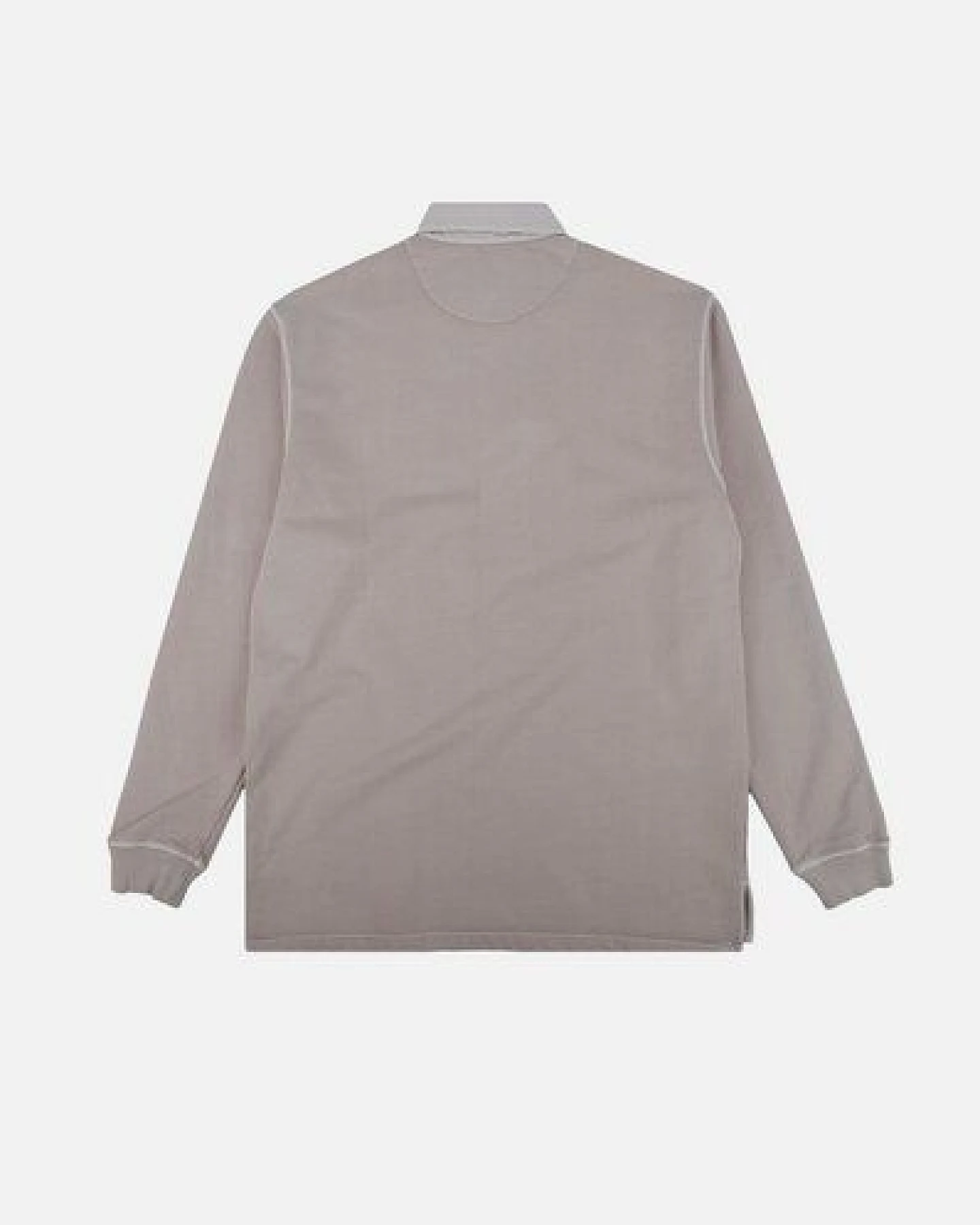 Trendsplant Essential Pigment Heavyweight Polo Sweatshirt Island Fossil – Ansicht 4