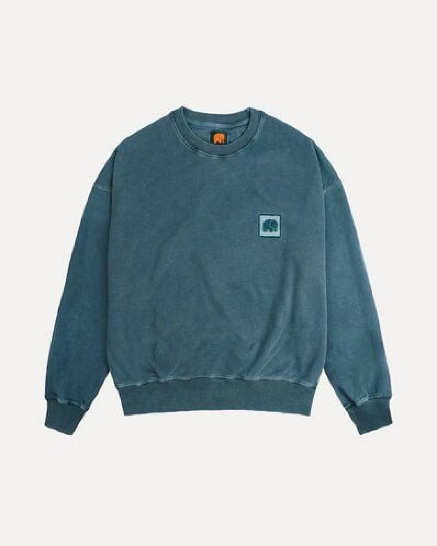 Trendsplant Women's Espliego Pigment Oversized Sweatshirt Elm Green – Ansicht 2