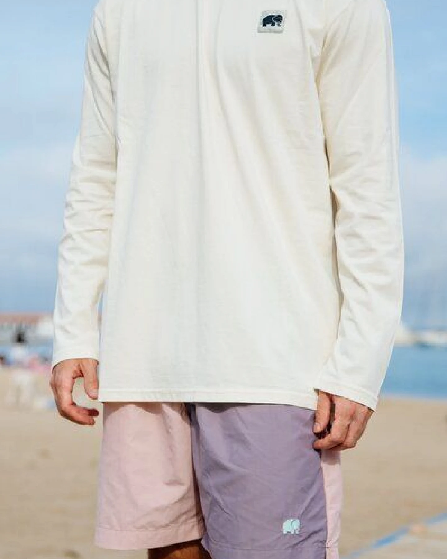 Trendsplant Color Block Q-Nova® Swim Trunks Mauve – Ansicht 2